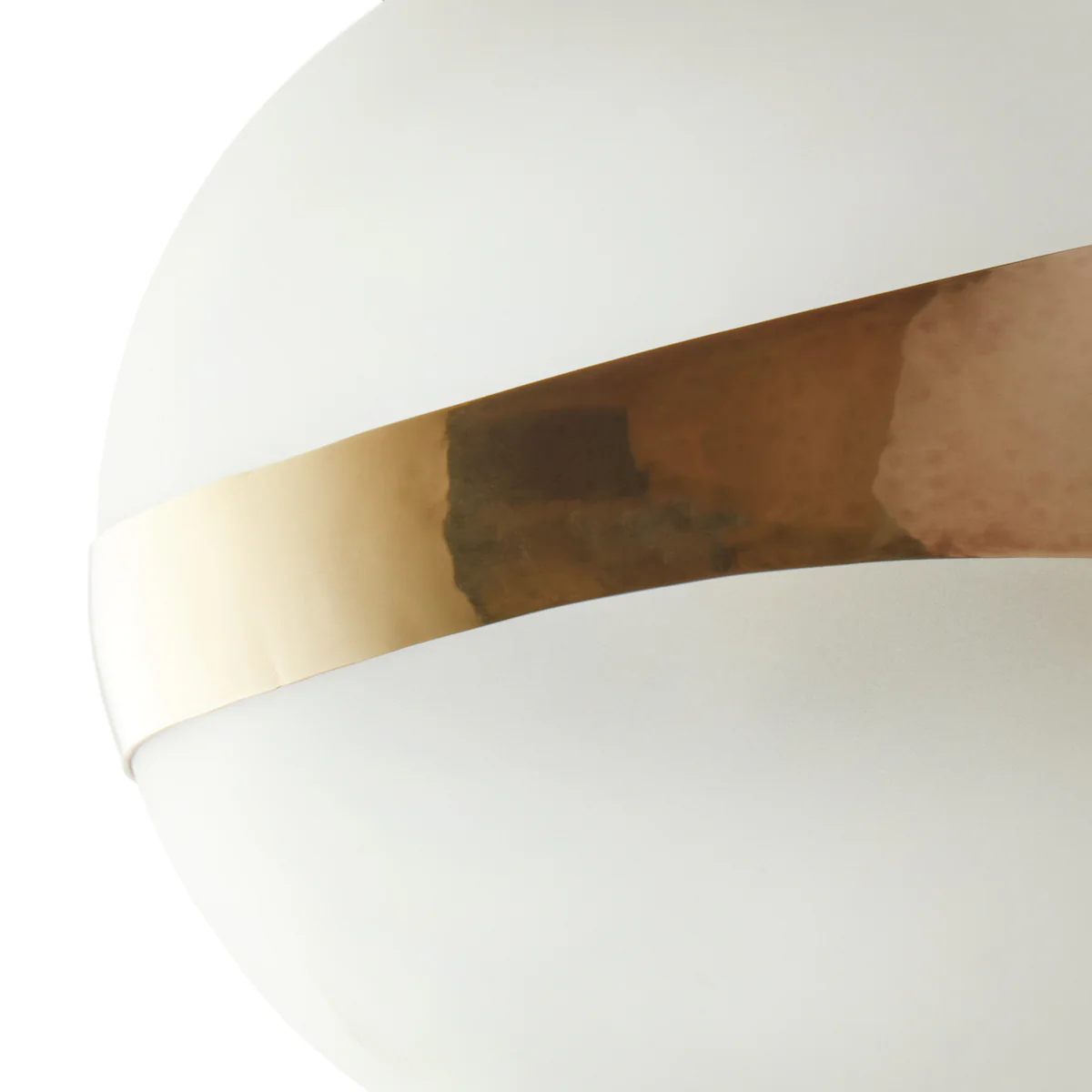 Buzz wall light in brass and frosted glass - Image 5