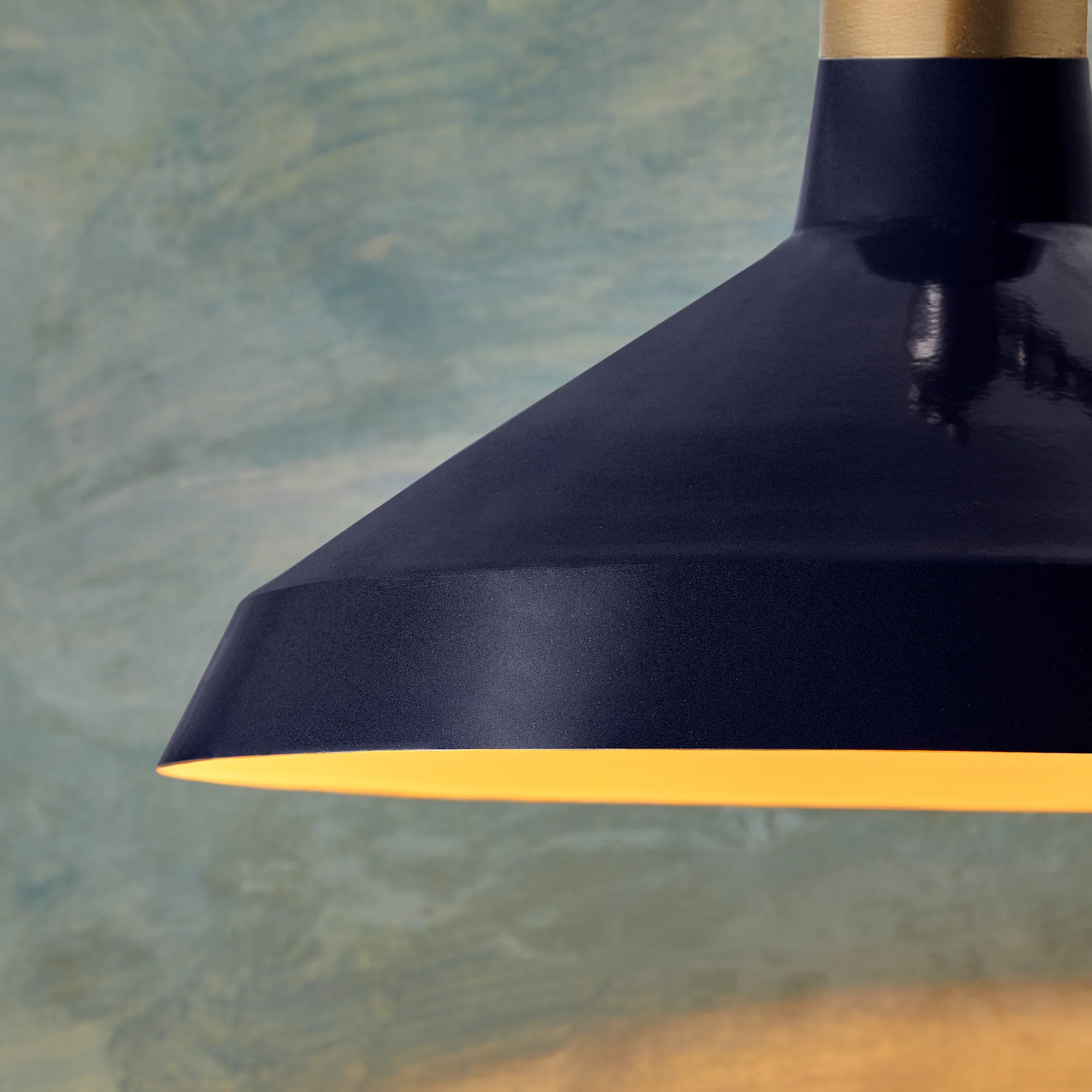 Camille shade in black iris with stone interior - Image 5