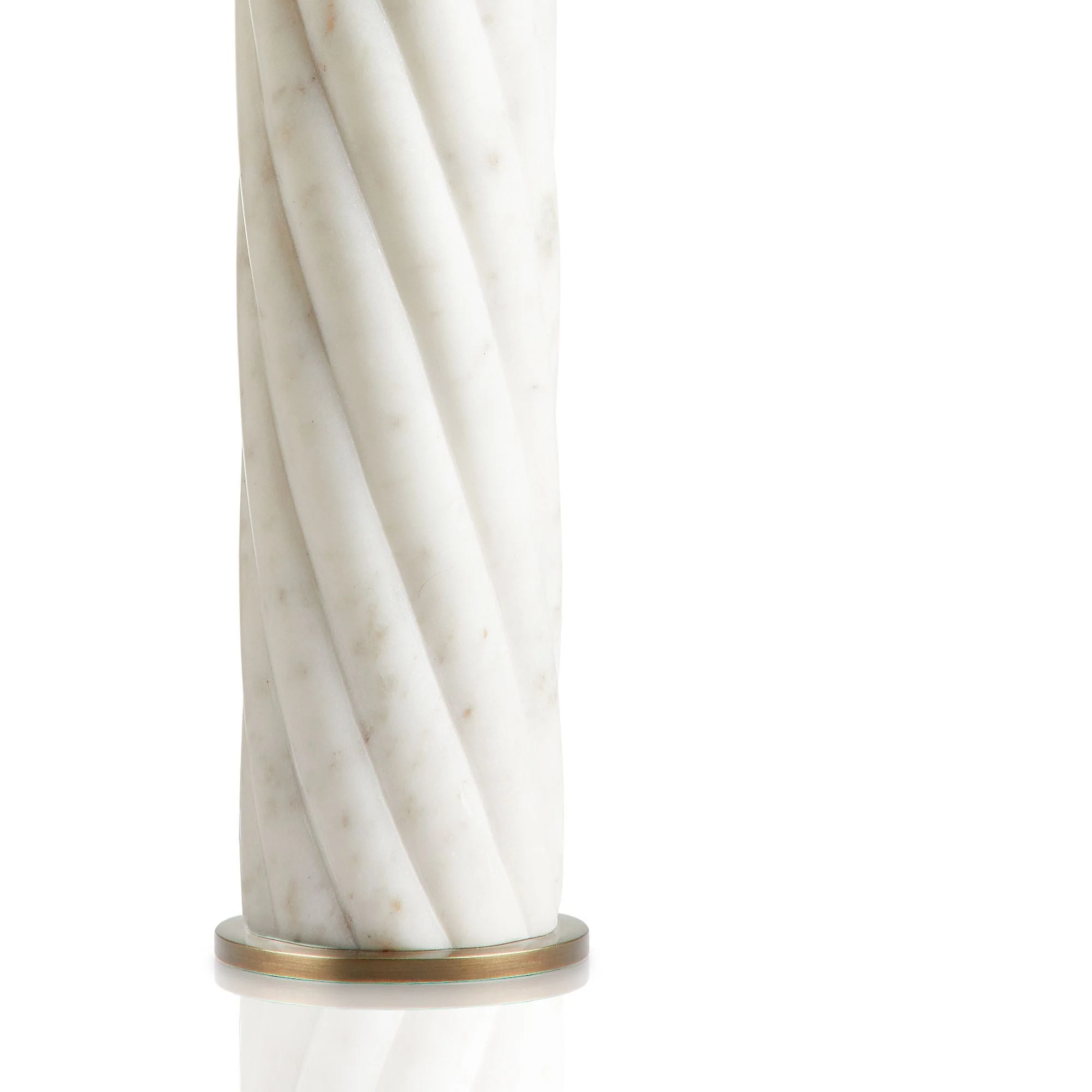Carrick table lamp in white marble - Image 3