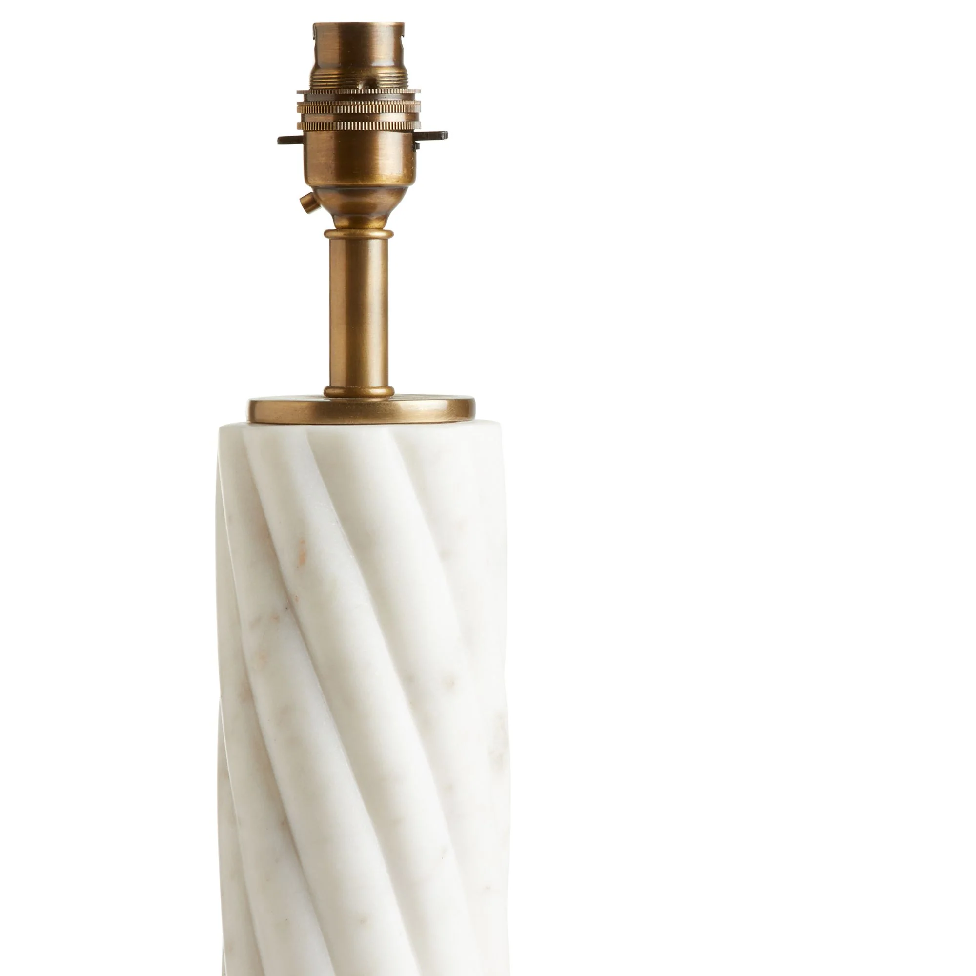 Carrick table lamp in white marble - Image 4