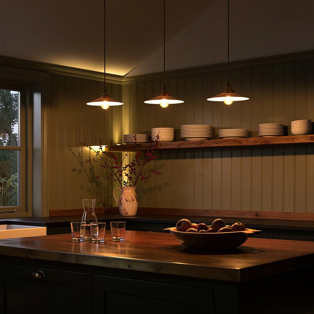 Cecilia ceramic shade in aran glaze - Image 5