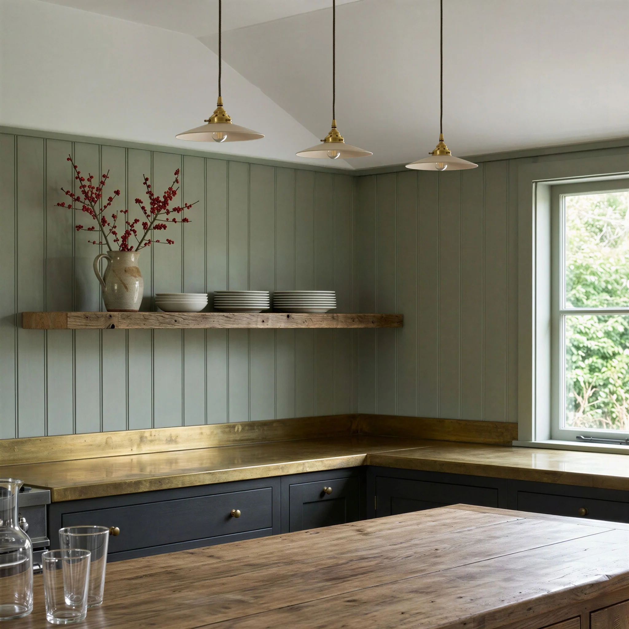 Cecilia ceramic shade in natural plaster - Image 3