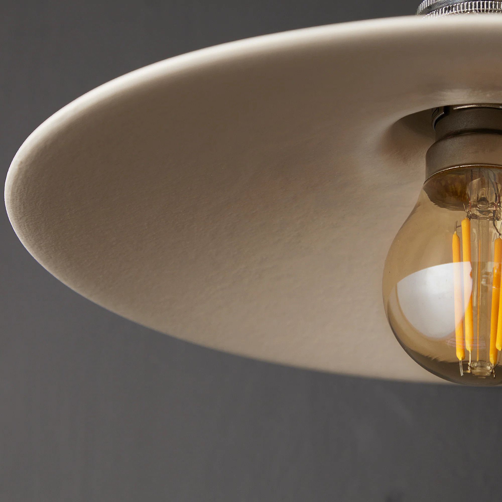 Cecilia ceramic shade in natural plaster - Image 6