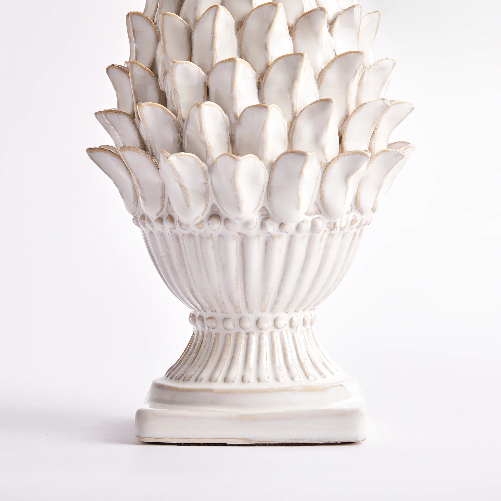 Smaller Charles table lamp in stone - Image 3