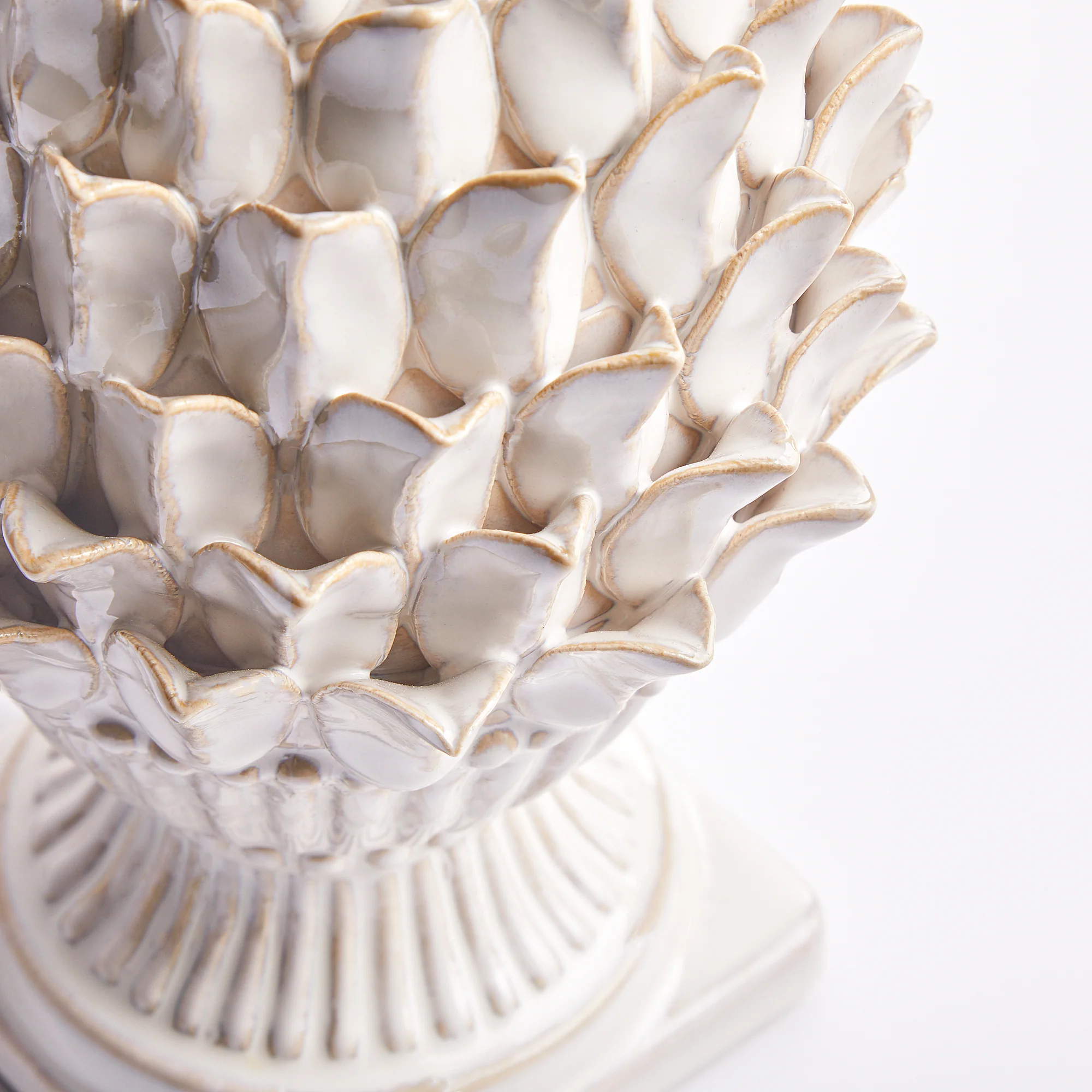 Smaller Charles table lamp in stone - Image 5
