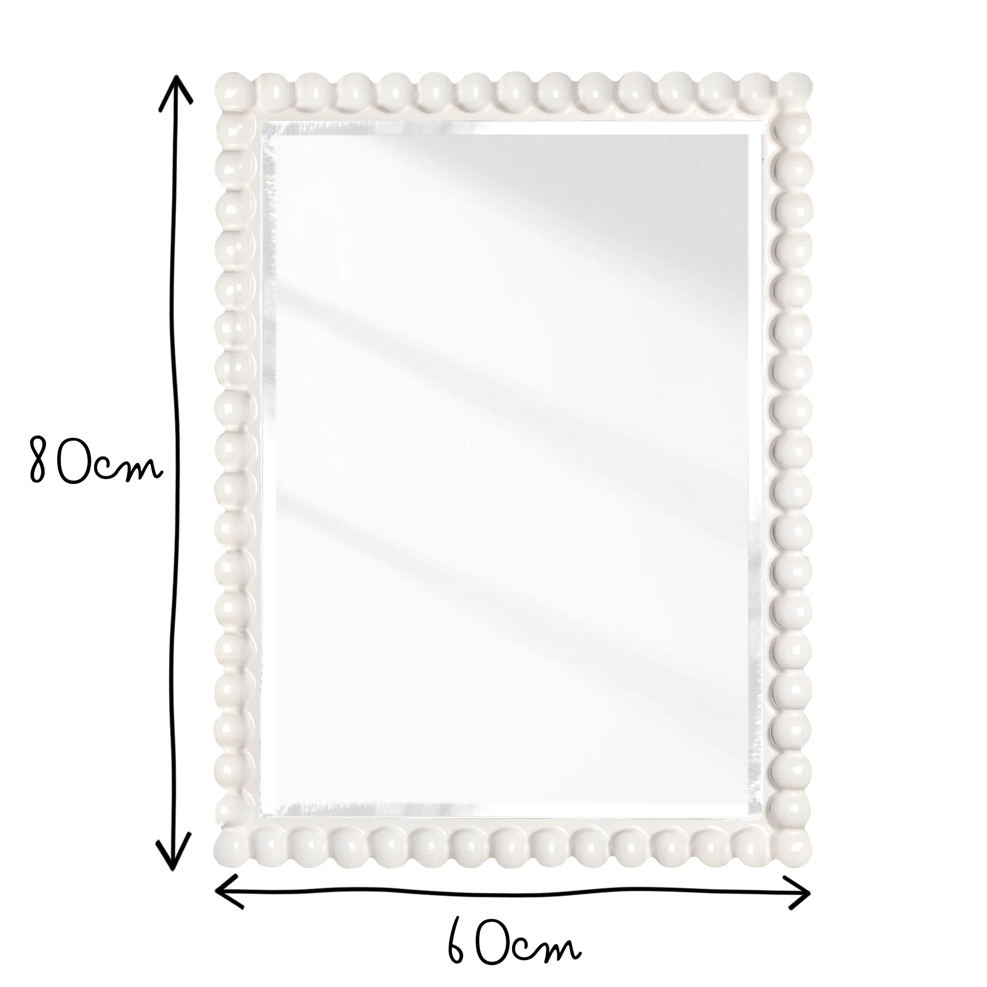 Charming Mirror in white - Image 9