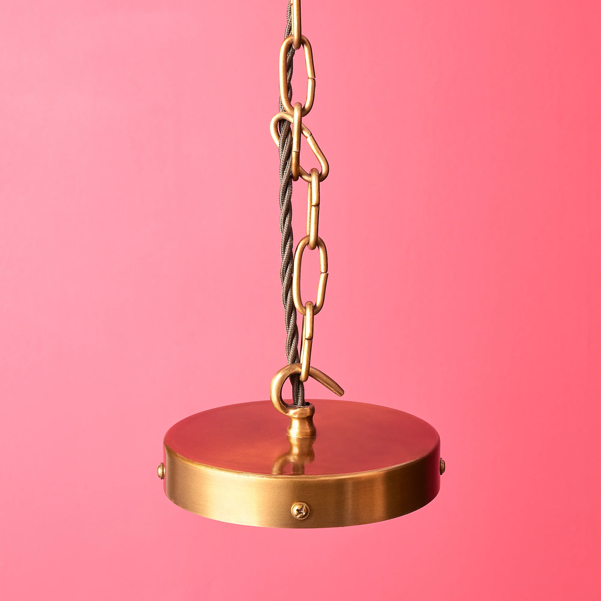 Chequers lantern in brass and clear glass - Image 6