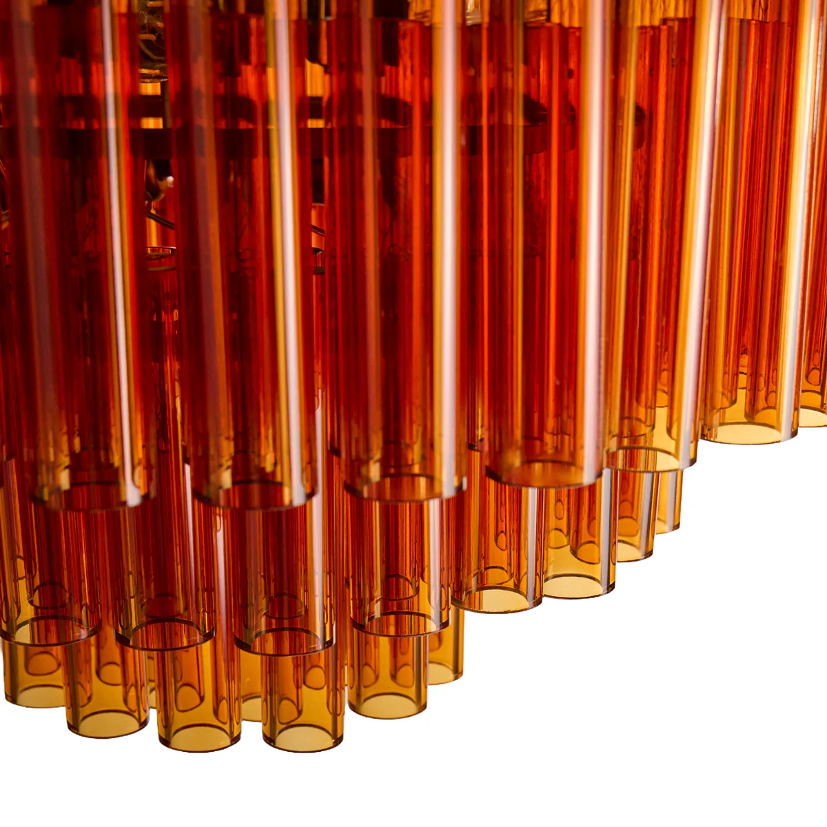Chiara Chandelier in Amber Glass - Image 11