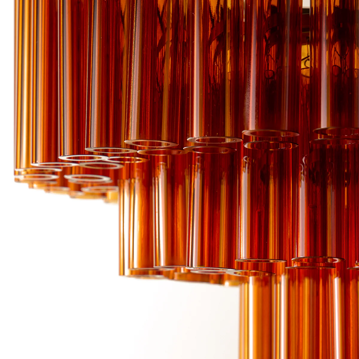 Chiara Chandelier in Amber Glass - Image 8