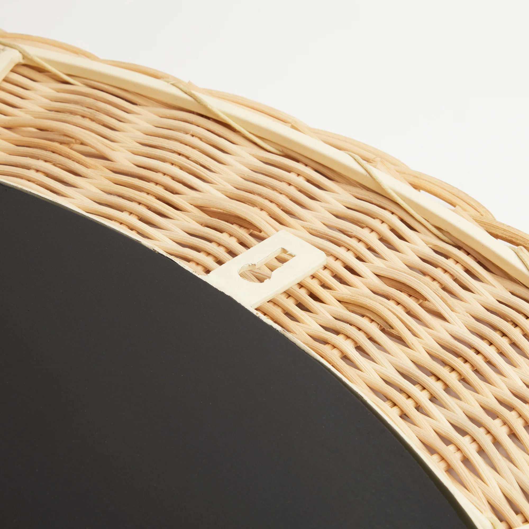 Chui mirror in natural woven cane - Image 7
