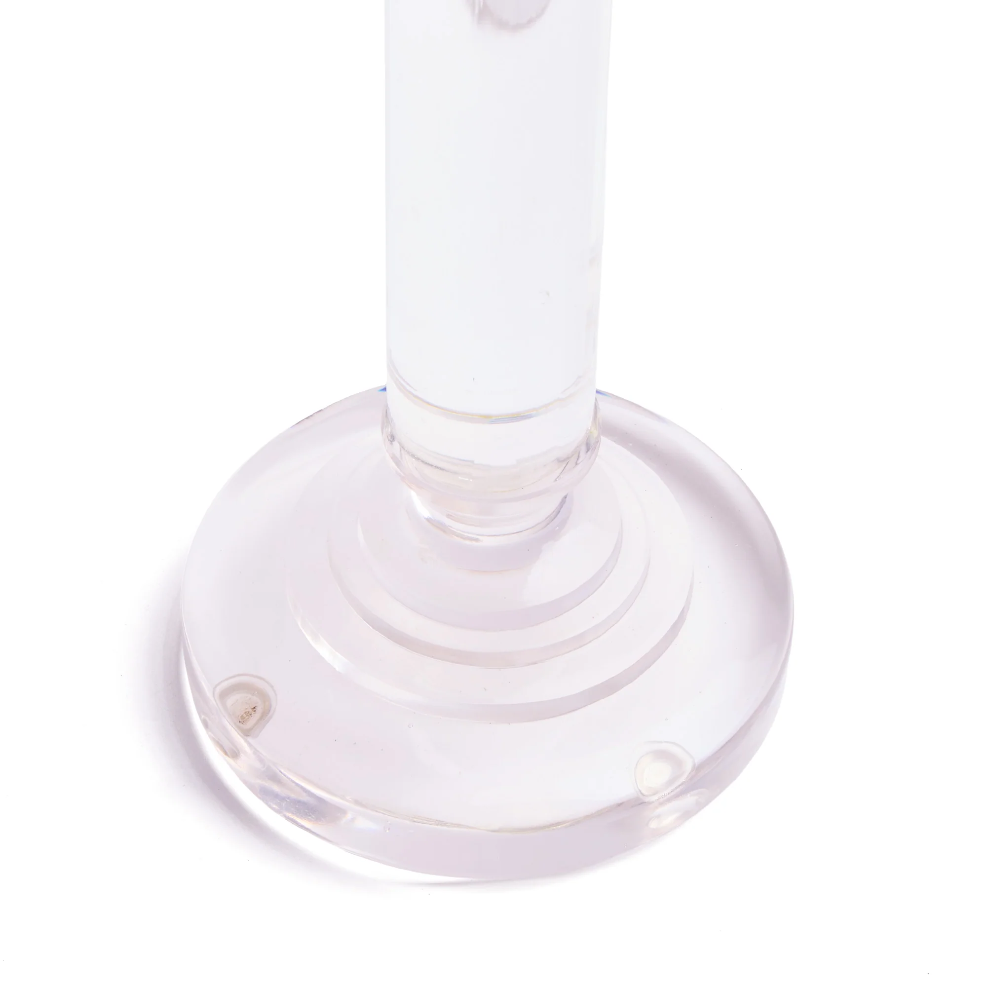 Clarence rechargeable table lamp in clear glass - Image 4