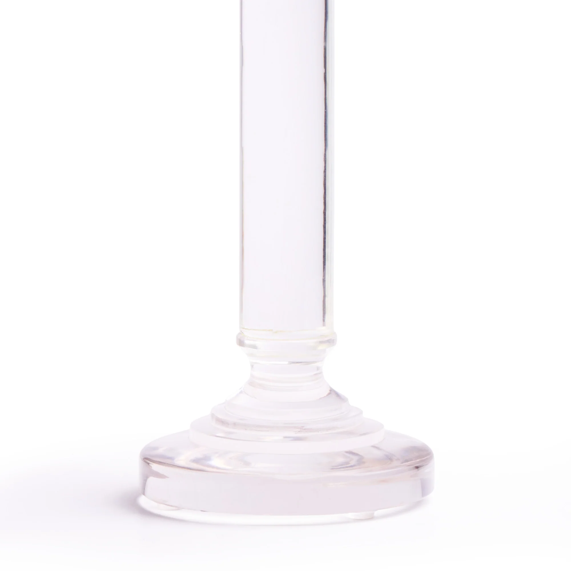 Clarence rechargeable table lamp in clear glass - Image 5
