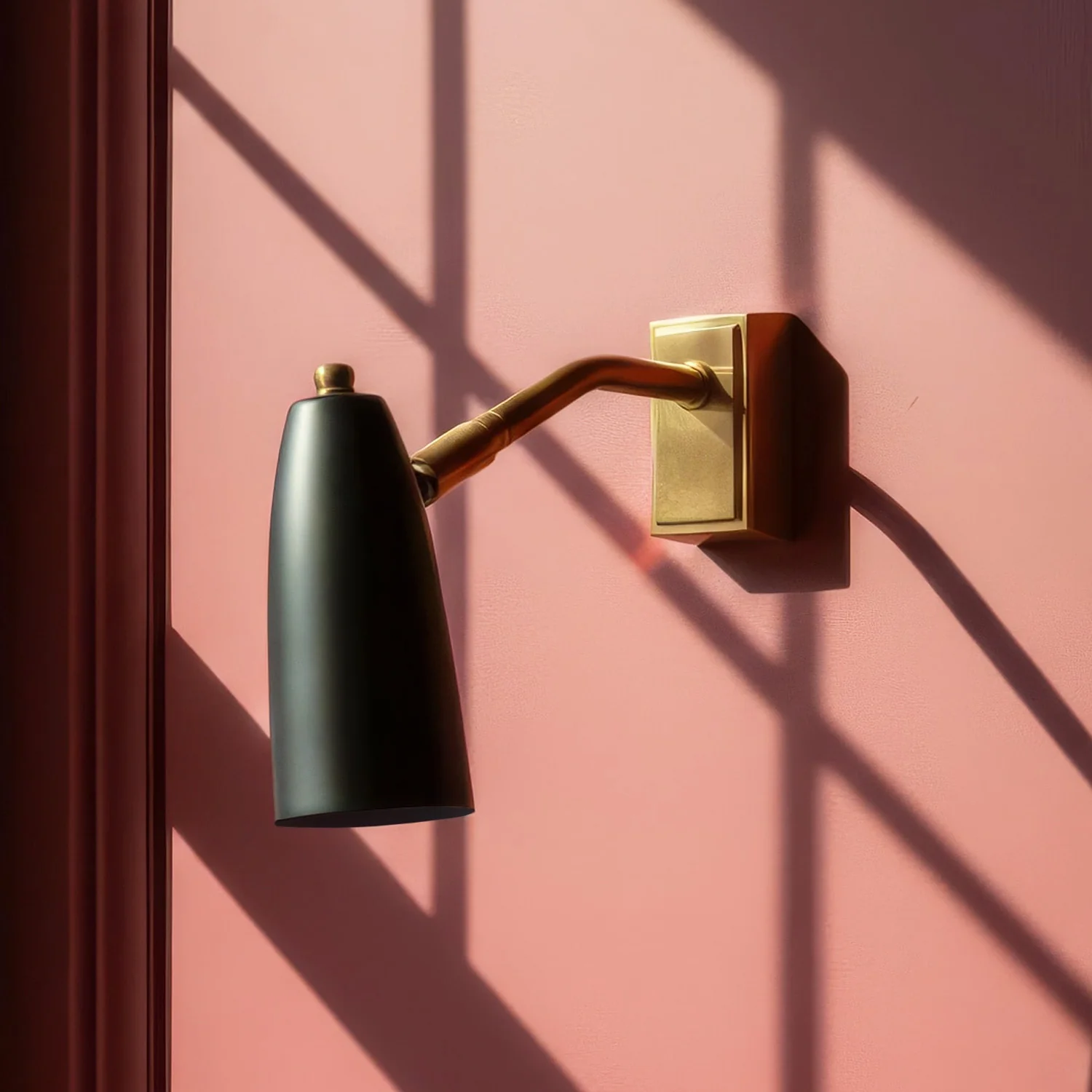 Clement wall light in black