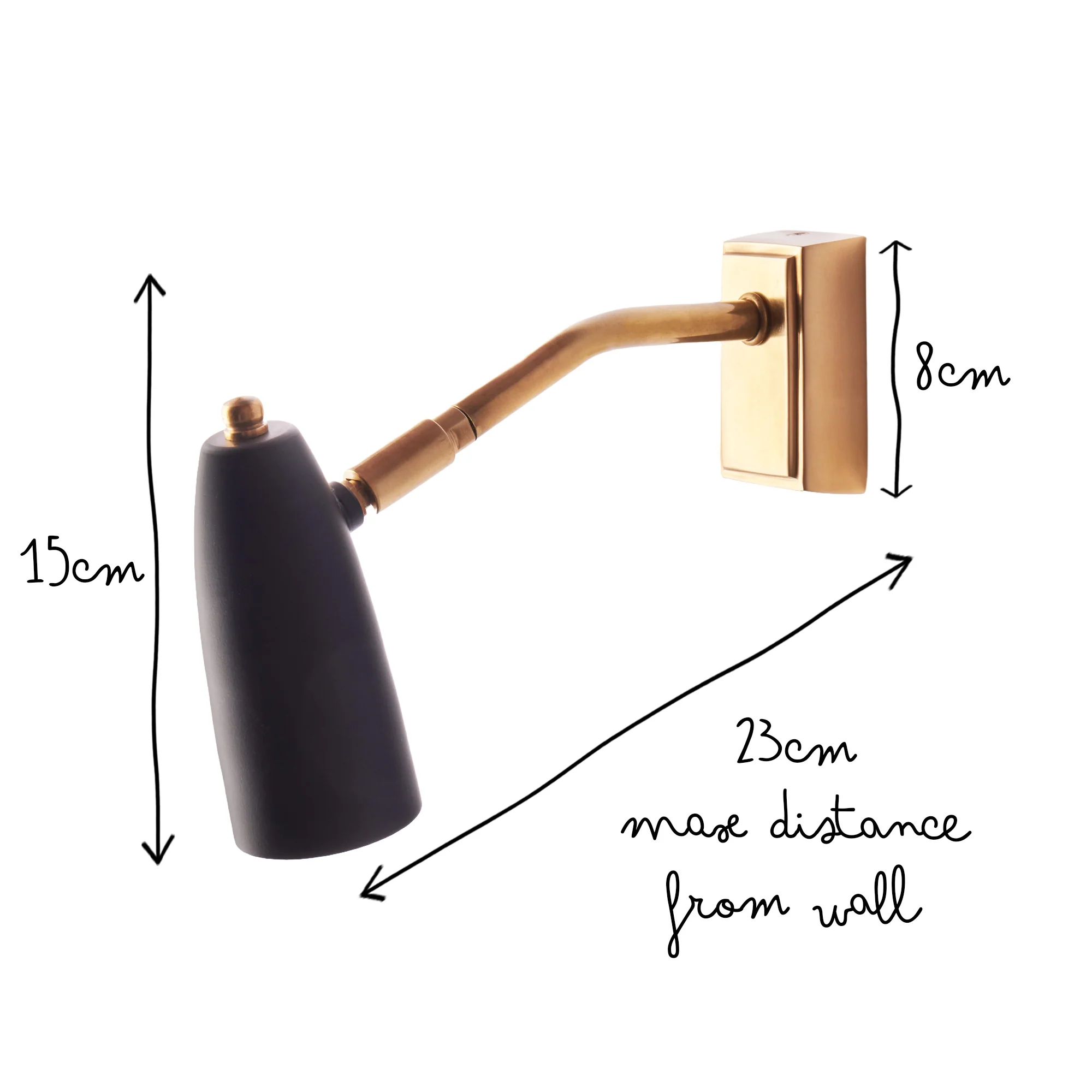 Clement wall light in black - Image 10