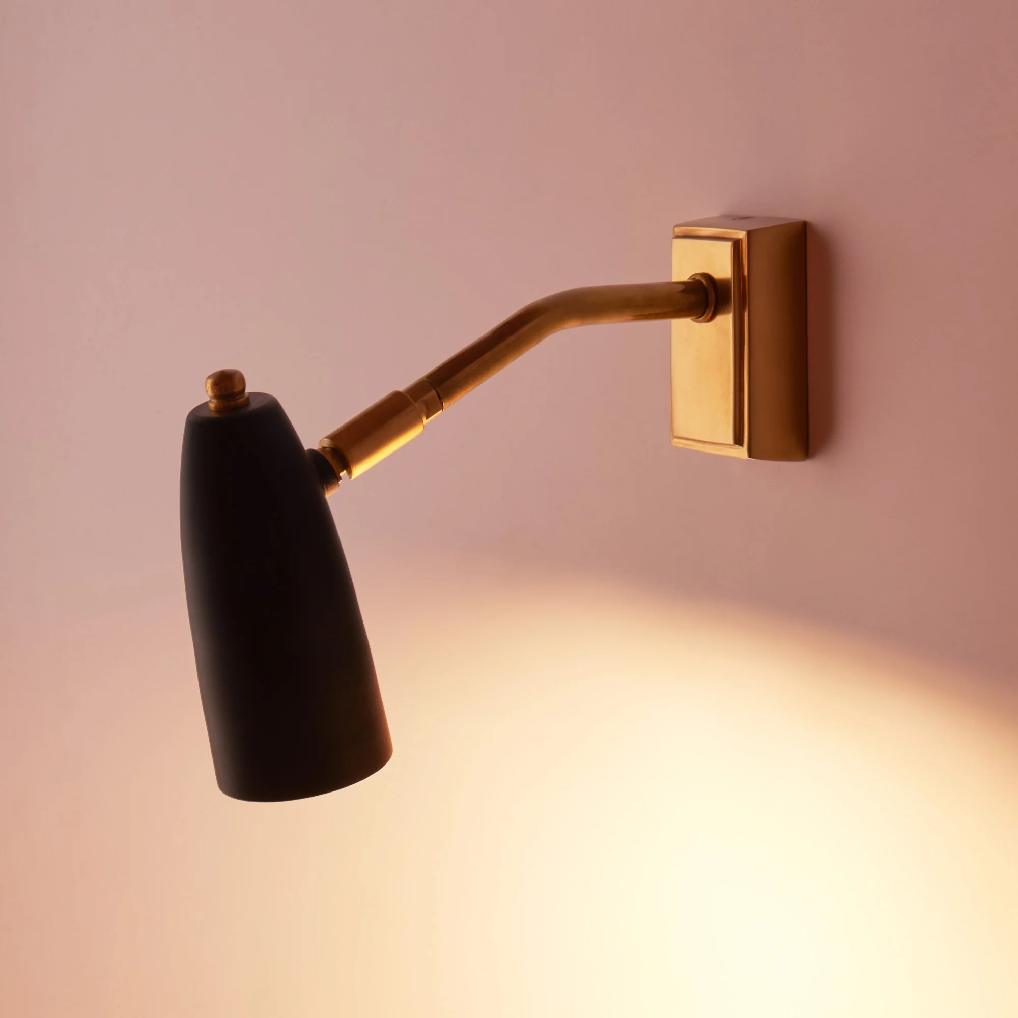Clement wall light in black - Image 3