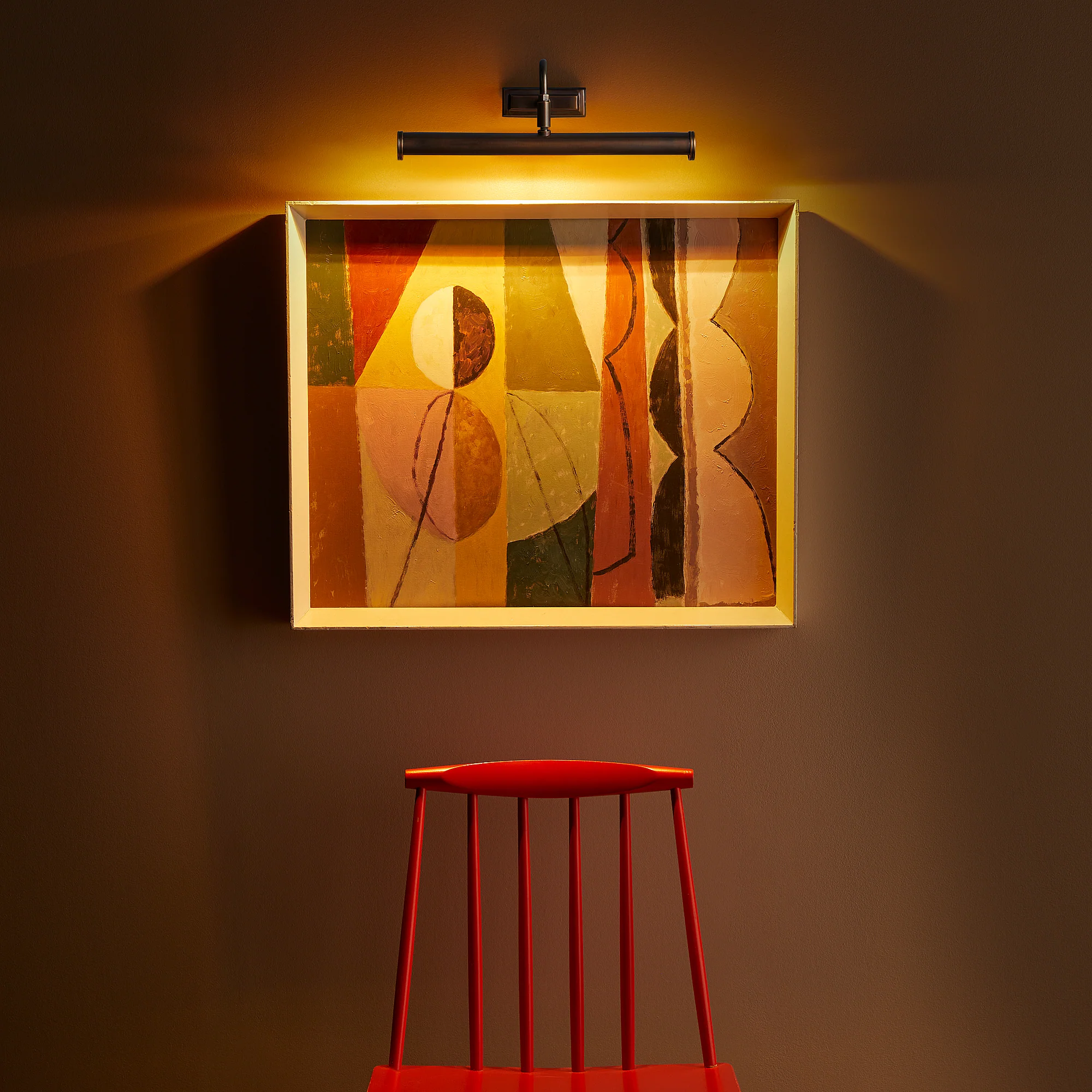 Smaller Clyfford picture light in bronze - Image 4