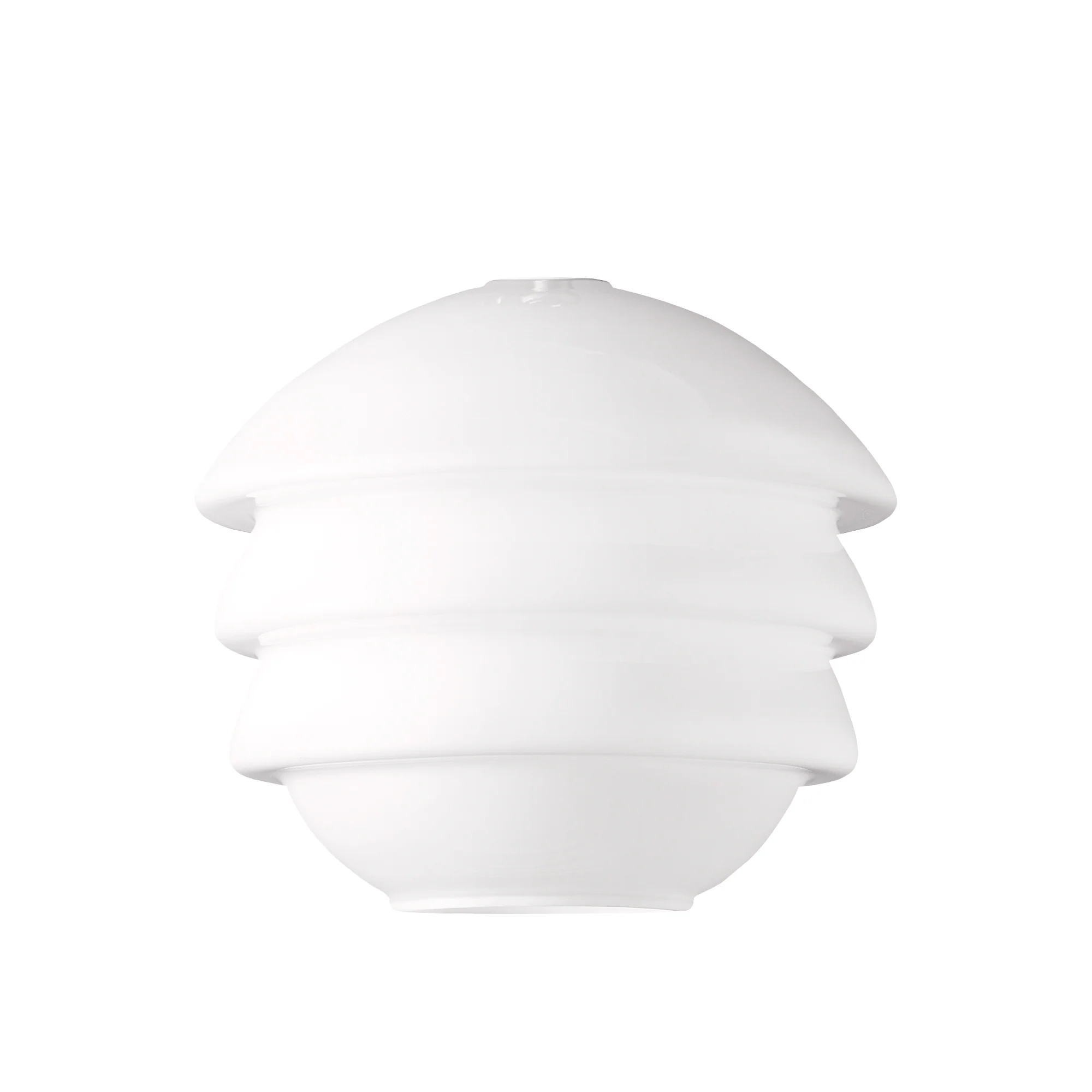 Colmeia pendant in opaline glass