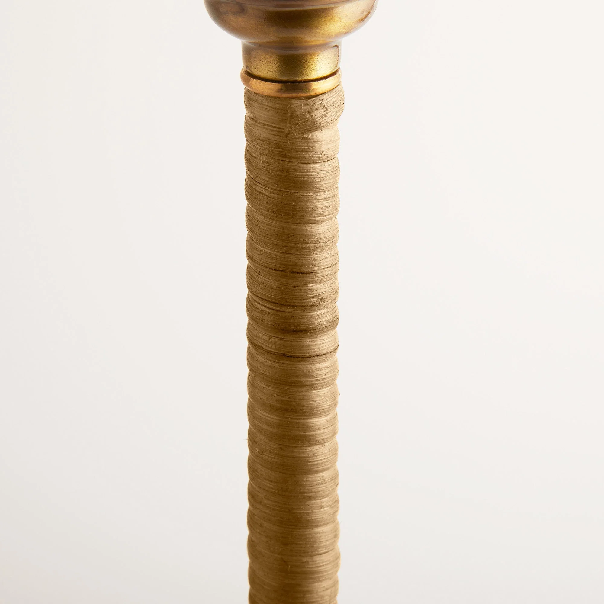 Colombari table lamp in brass and cane - Image 8