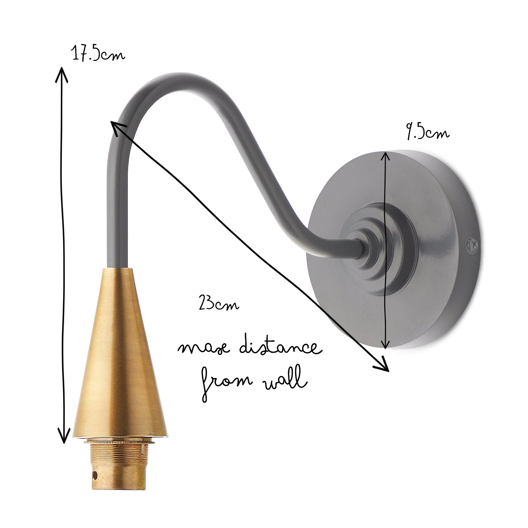 Cone wall fitting in poppy seed - Image 6