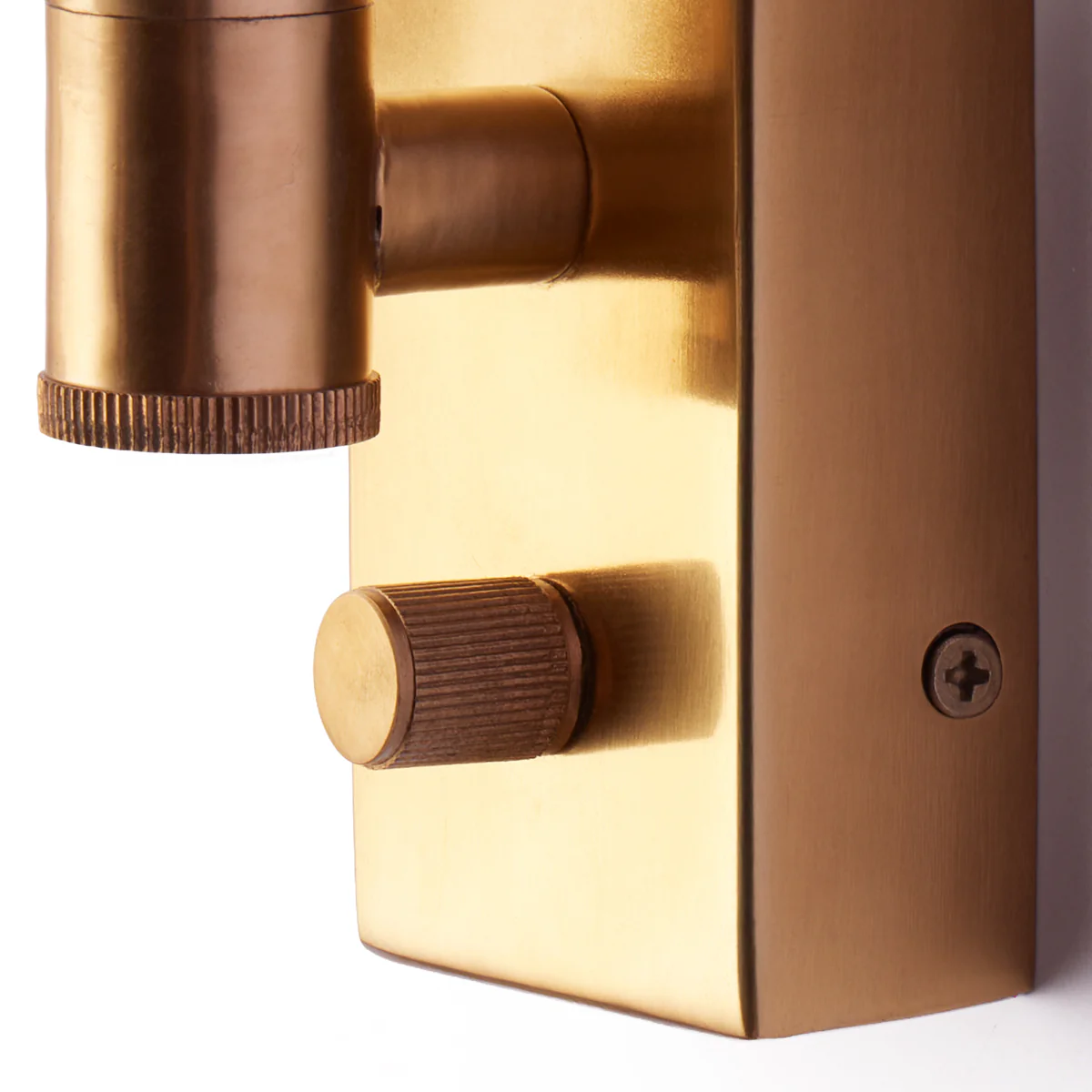 Conrad articulated wall light in brass with bronze hood - Image 9