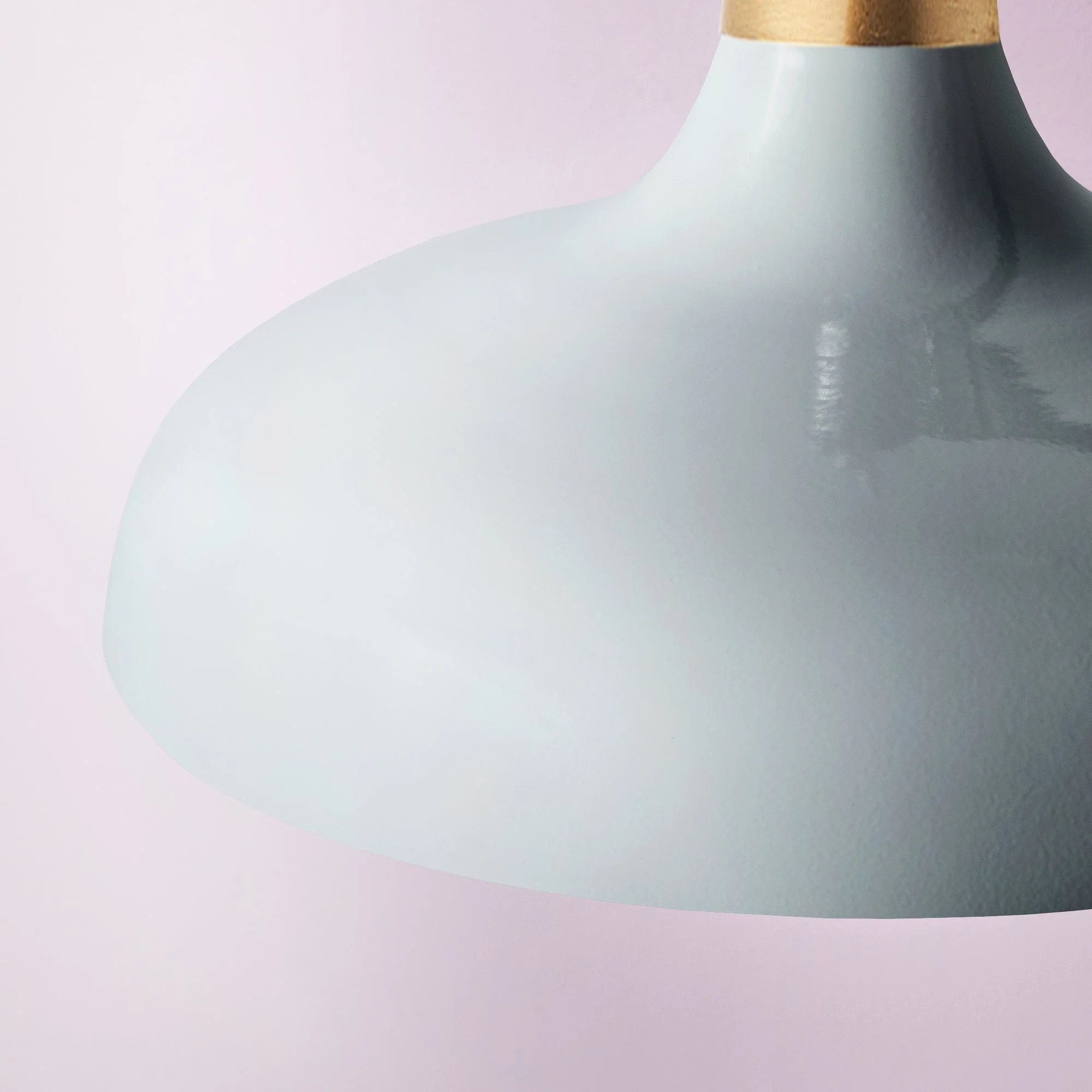 Constance shade in chalk blue with stone interior - Image 2