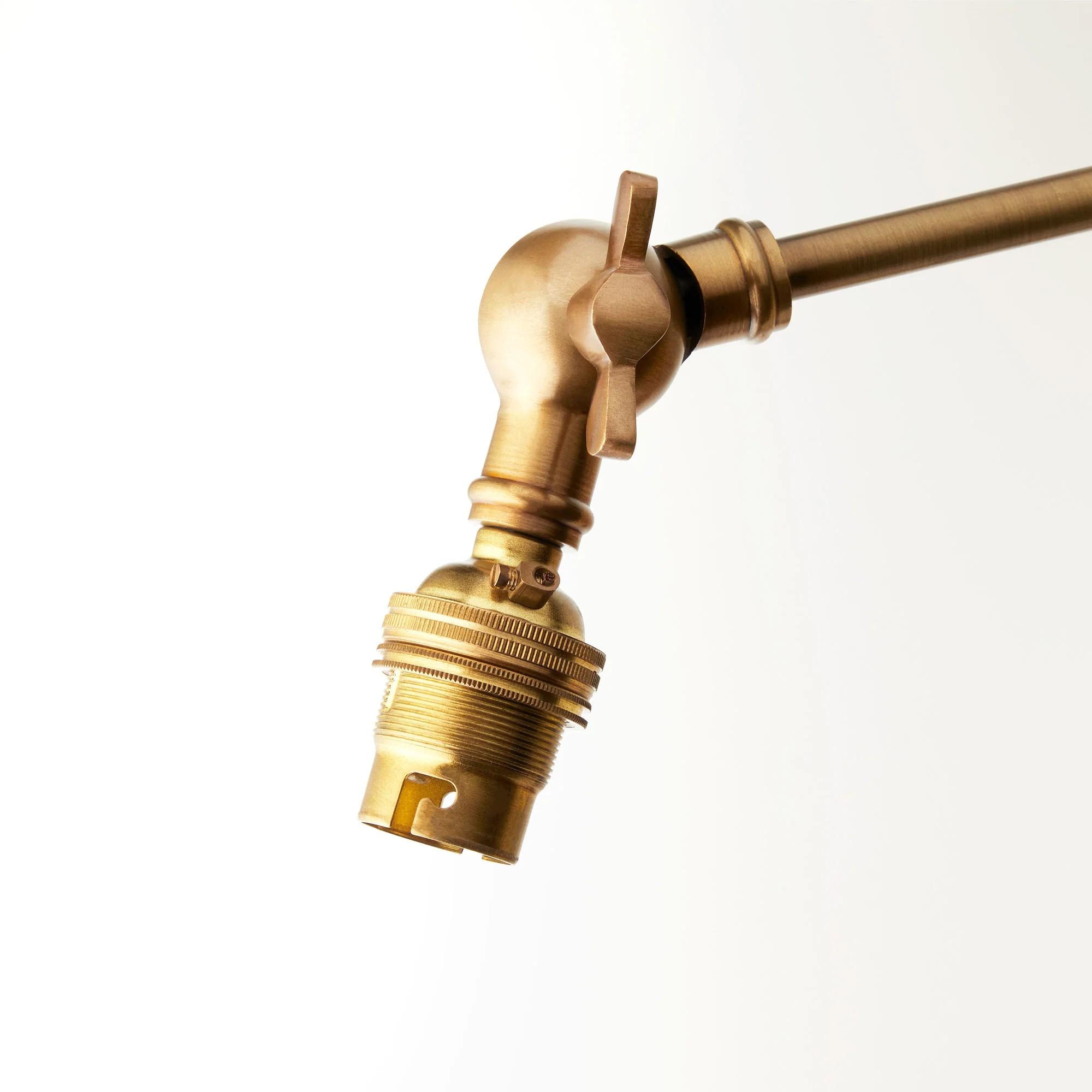 Cooper Wall Fitting in Antique Brass - Image 5
