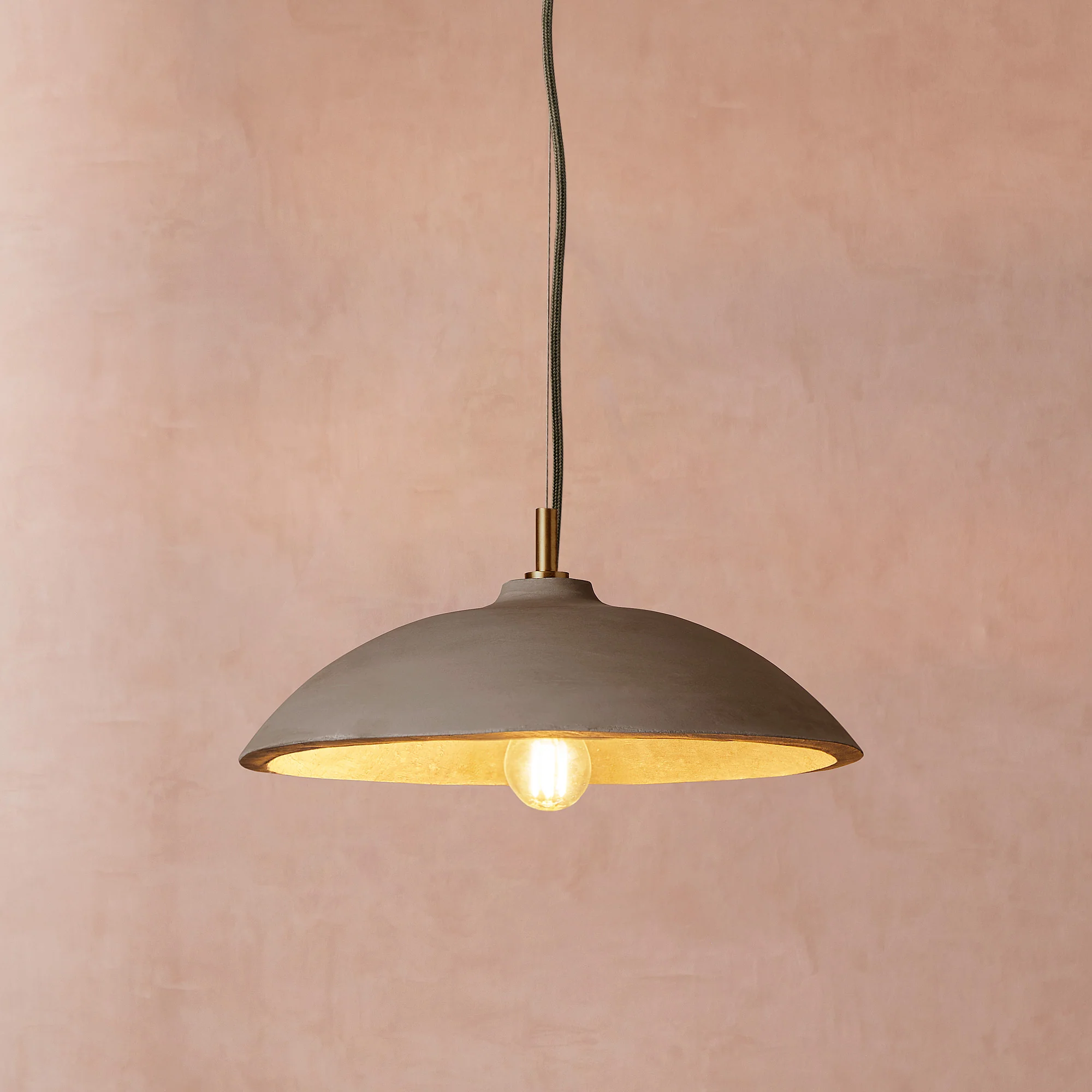 Corleone Pendant in pale grey concrete - Image 2