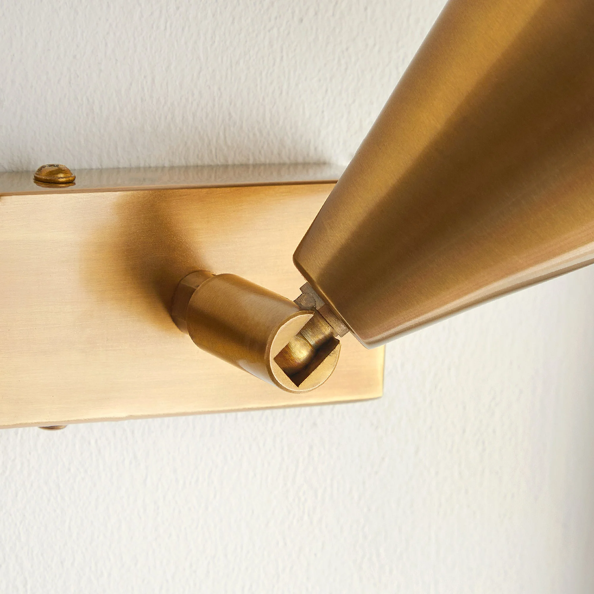 Crick double spotlight in antiqued brass - Image 7