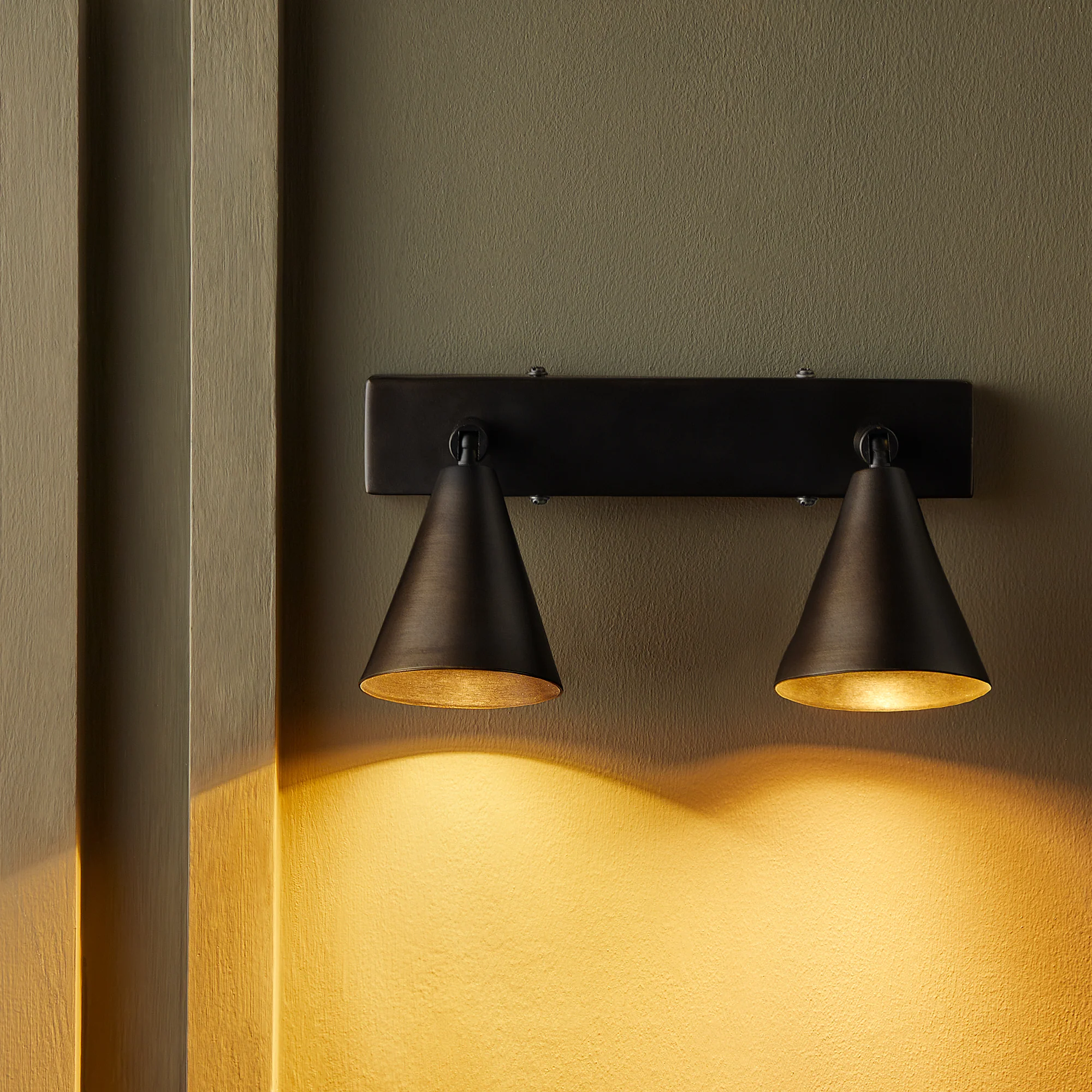 Crick double spotlight in bronze - Image 11