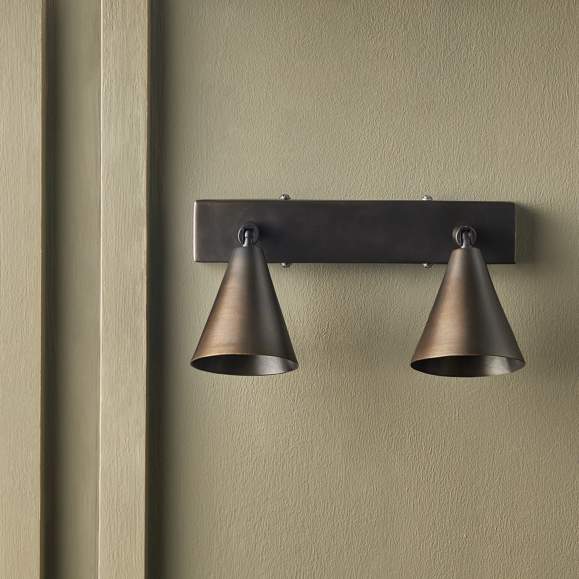 Crick double spotlight in bronze - Image 6