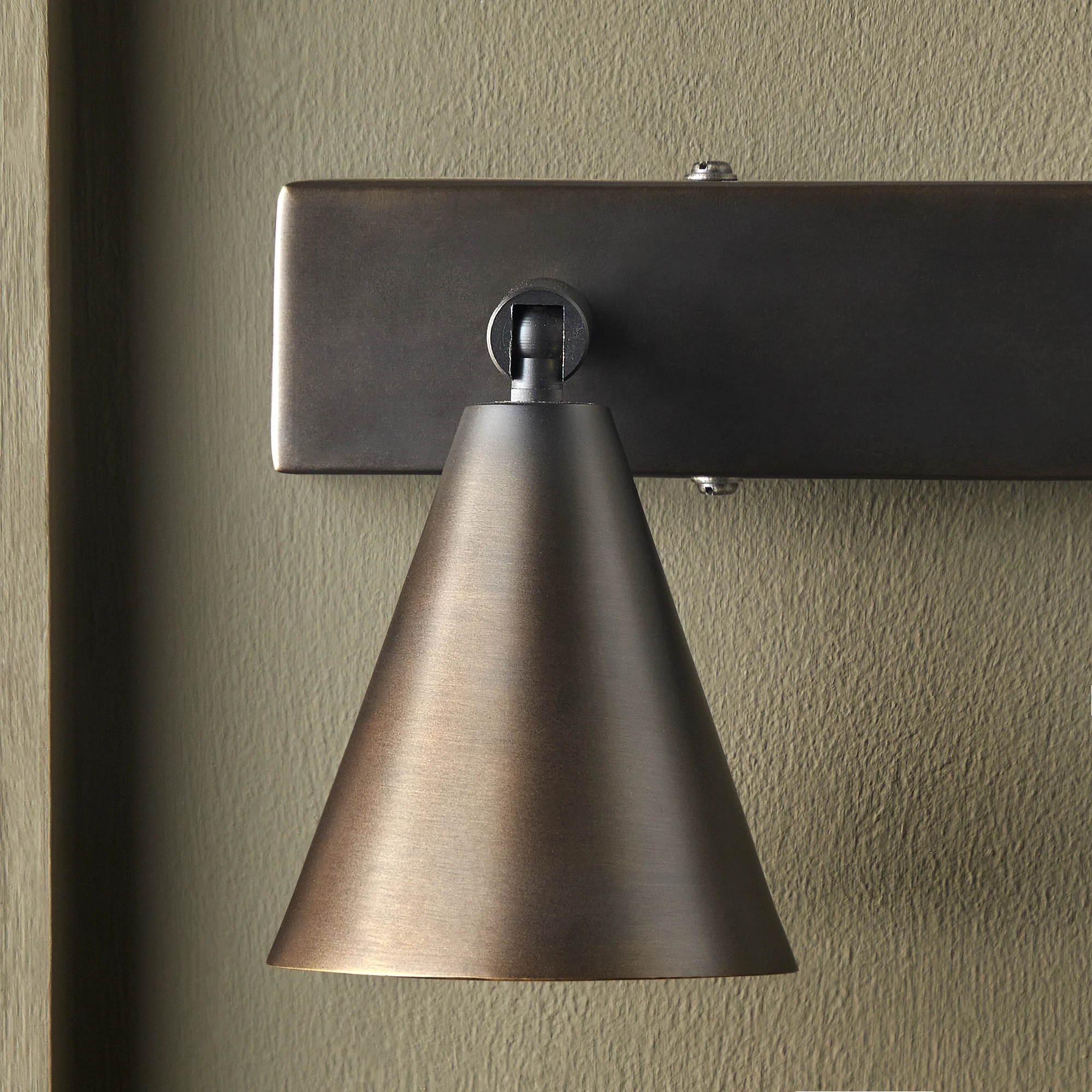 Crick double spotlight in bronze - Image 8