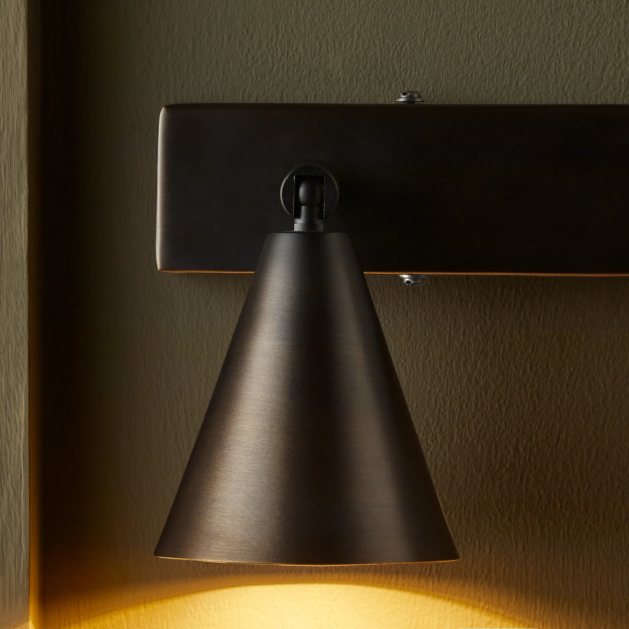 Crick double spotlight in bronze - Image 9