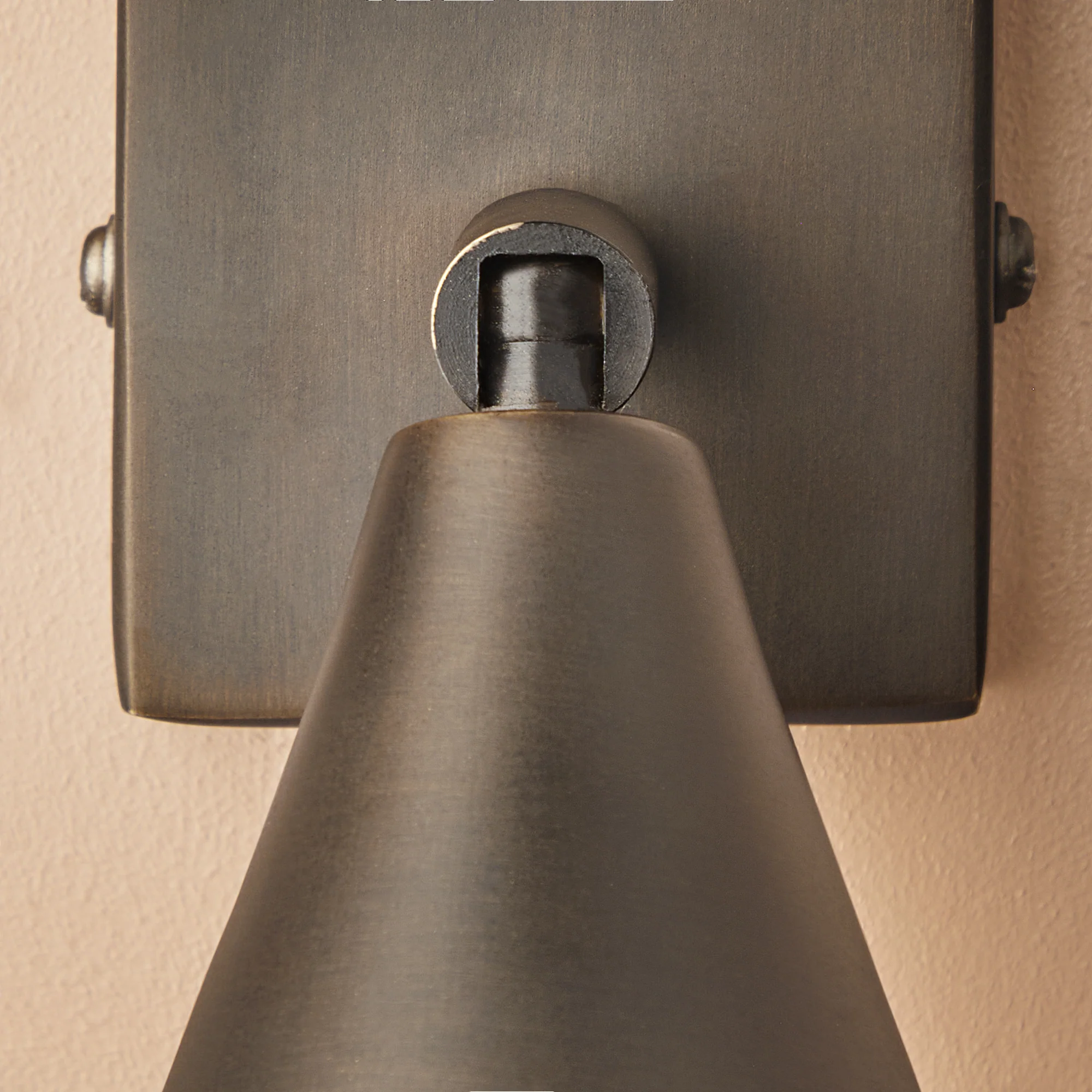 Crick single spotlight in bronze - Image 7