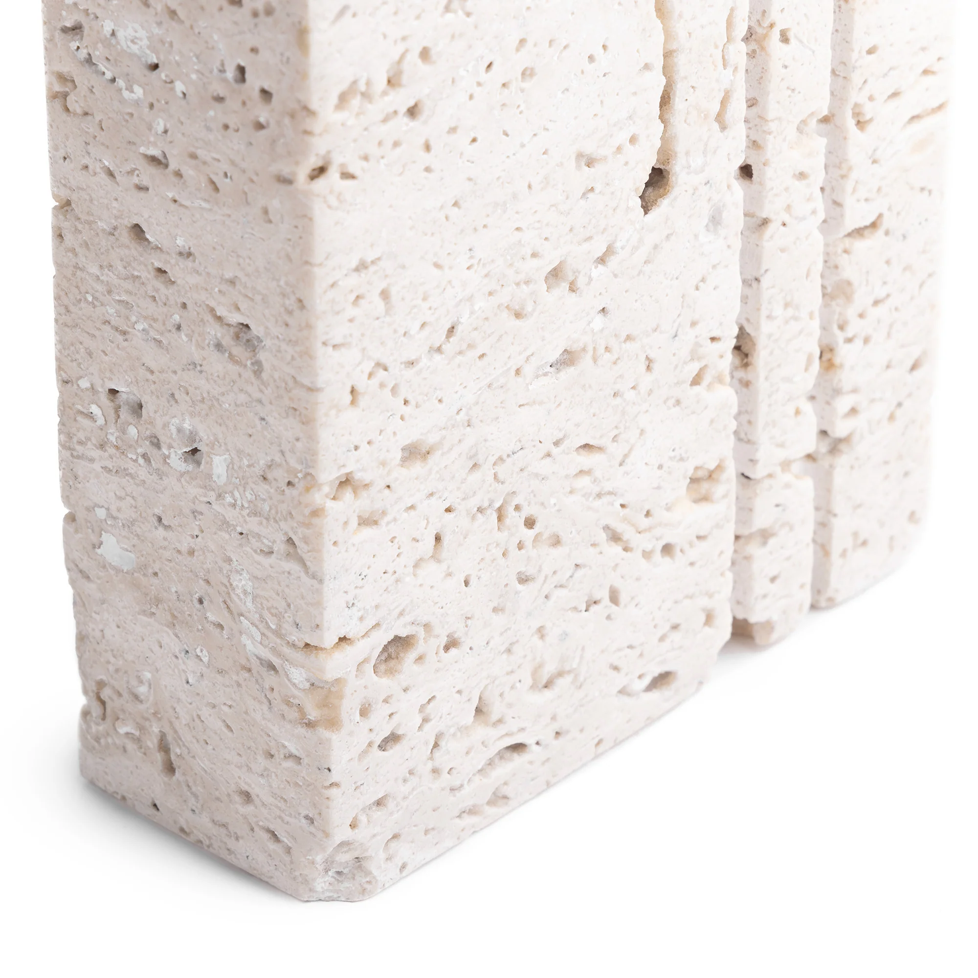 Criss Cross rechargeable table lamp in natural marble - Image 9