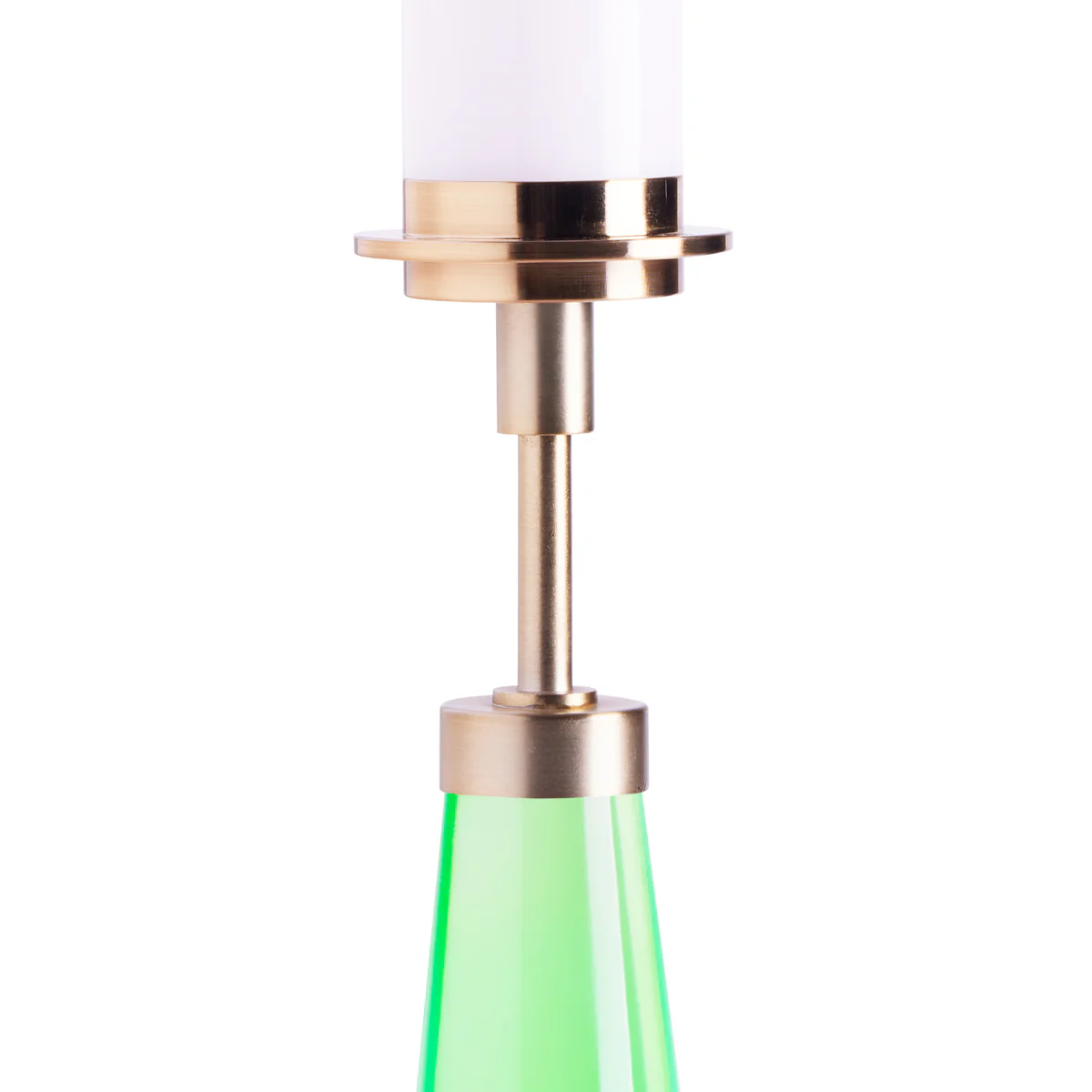 Cueva rechargeable table lamp in neon green by Matthew Williamson - Image 4
