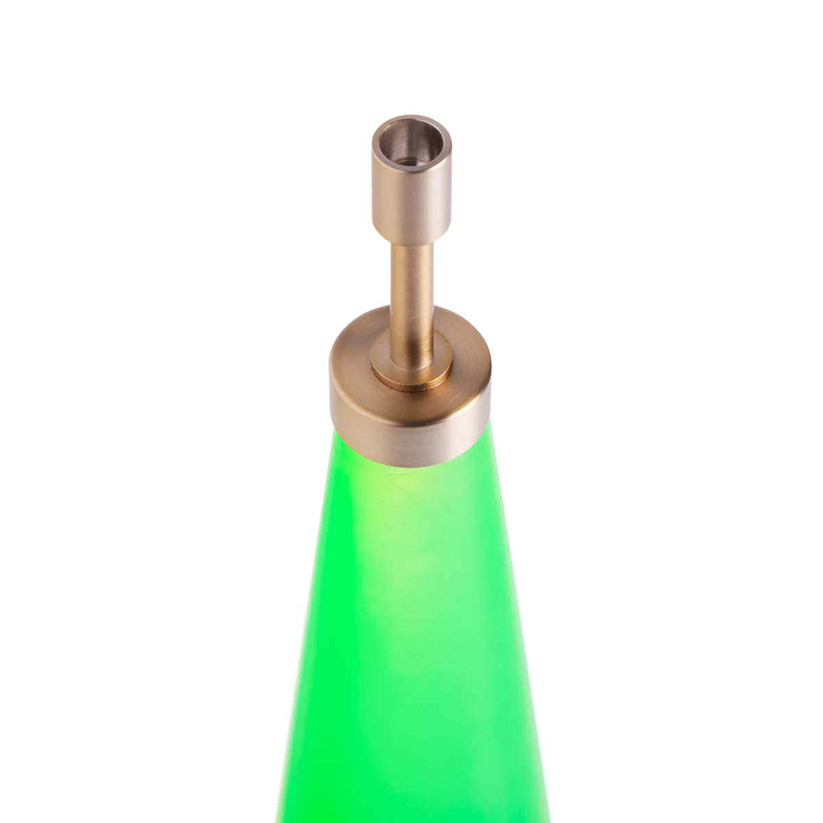 Cueva rechargeable table lamp in neon green by Matthew Williamson - Image 6