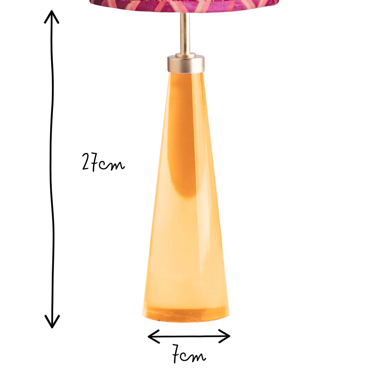 Cueva rechargeable table lamp in neon orange by Matthew Williamson - Image 11