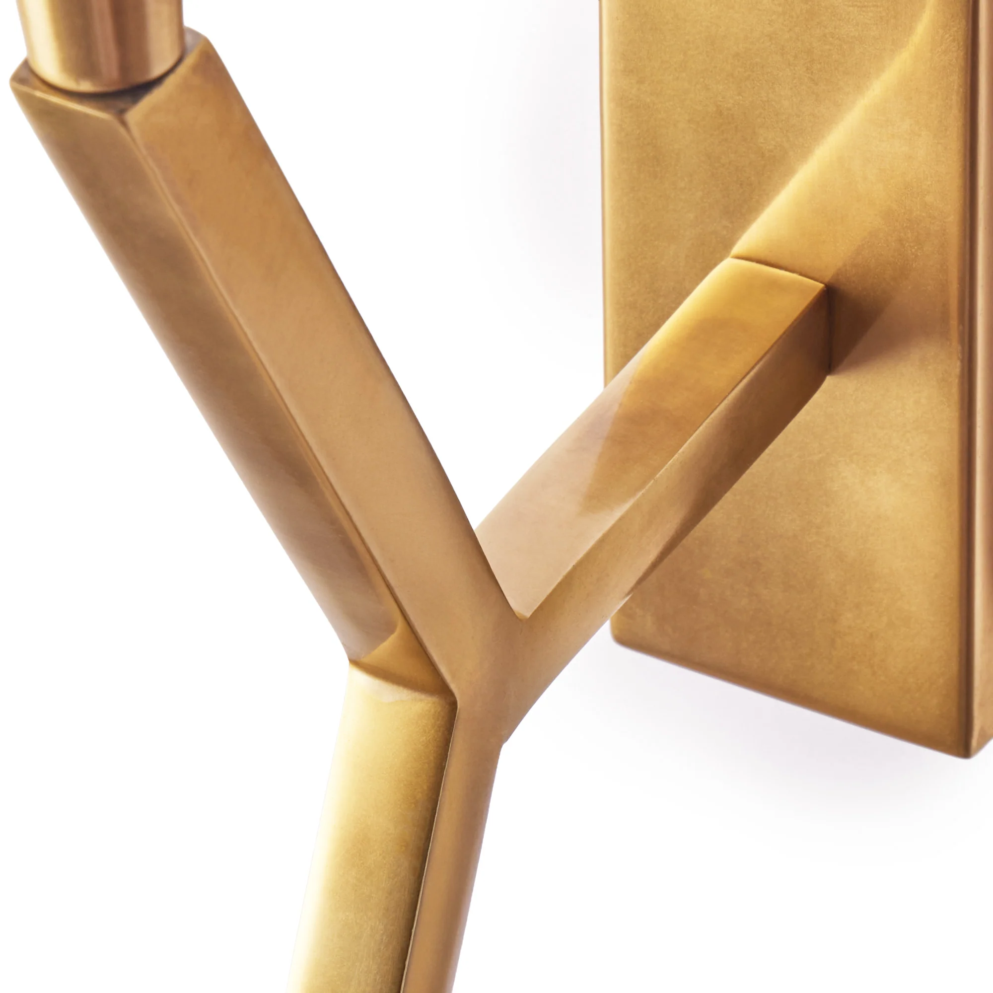 Daks wall fitting in brass - Image 6