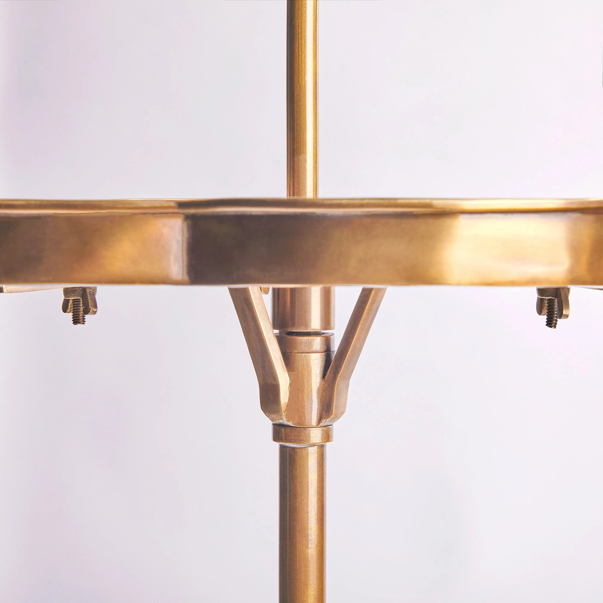 Darcy standing lamp with brass tray - Image 15