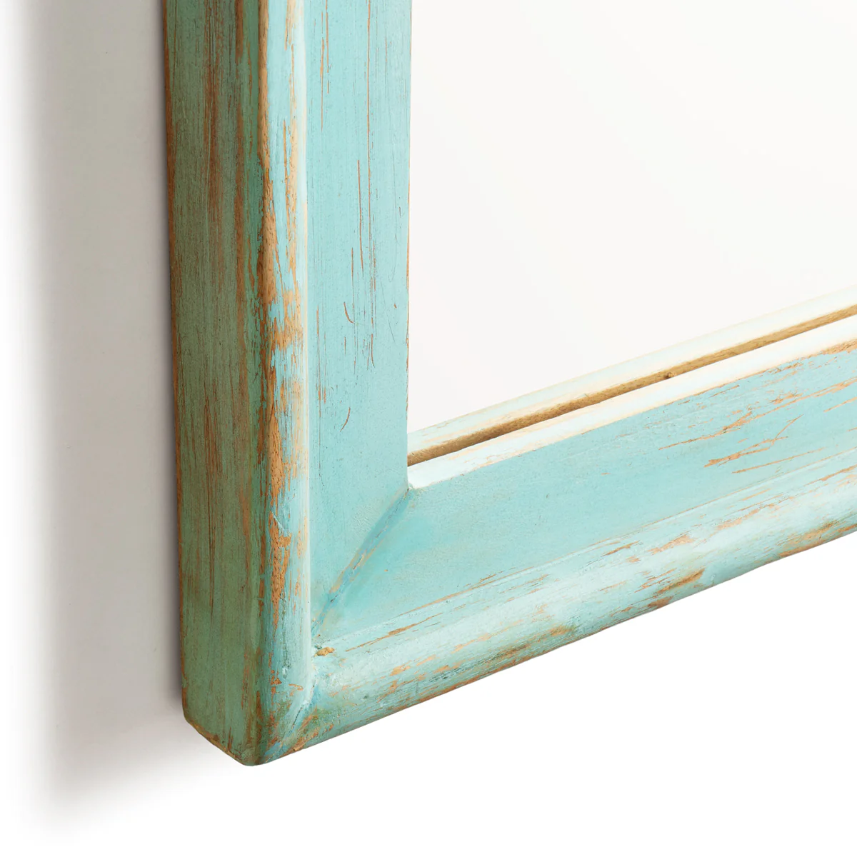 Daricha mirror in turquoise wood - Image 9