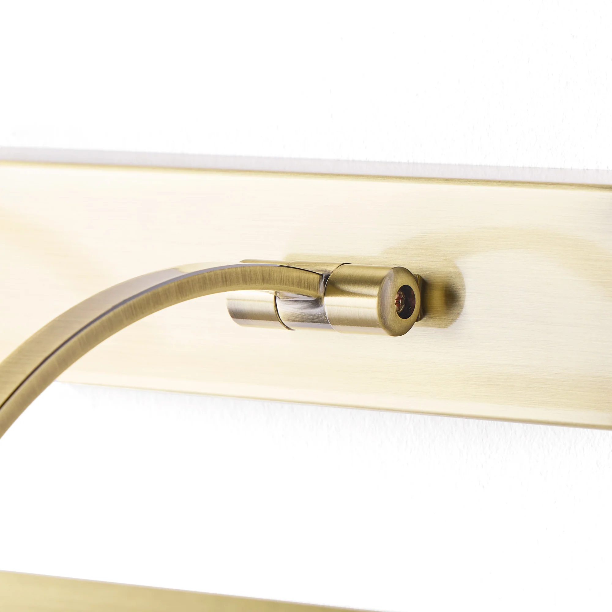 Dimmable Larger Blake picture light in antique brass finish - Image 5