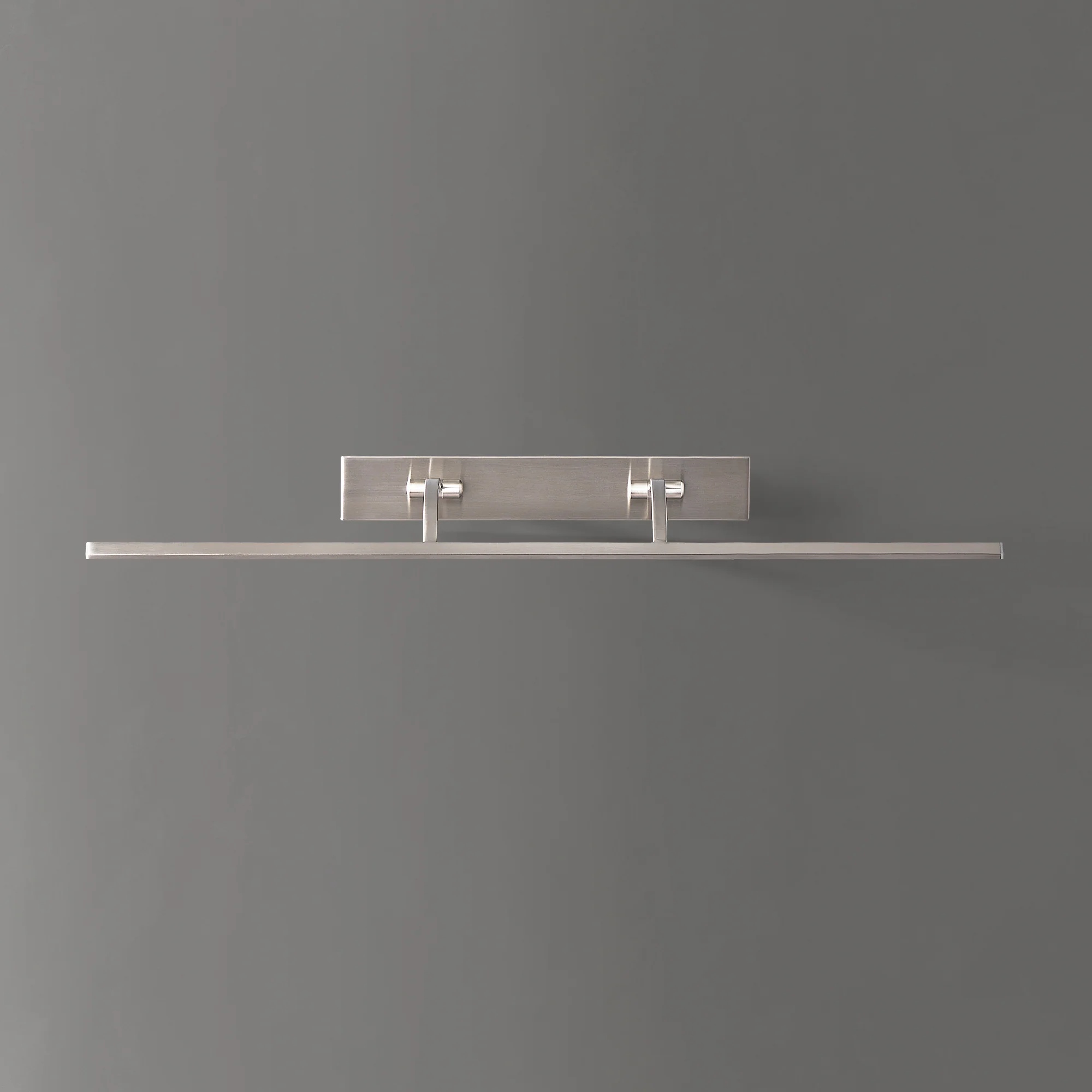 Dimmable larger Blake picture light in brushed chrome finish
