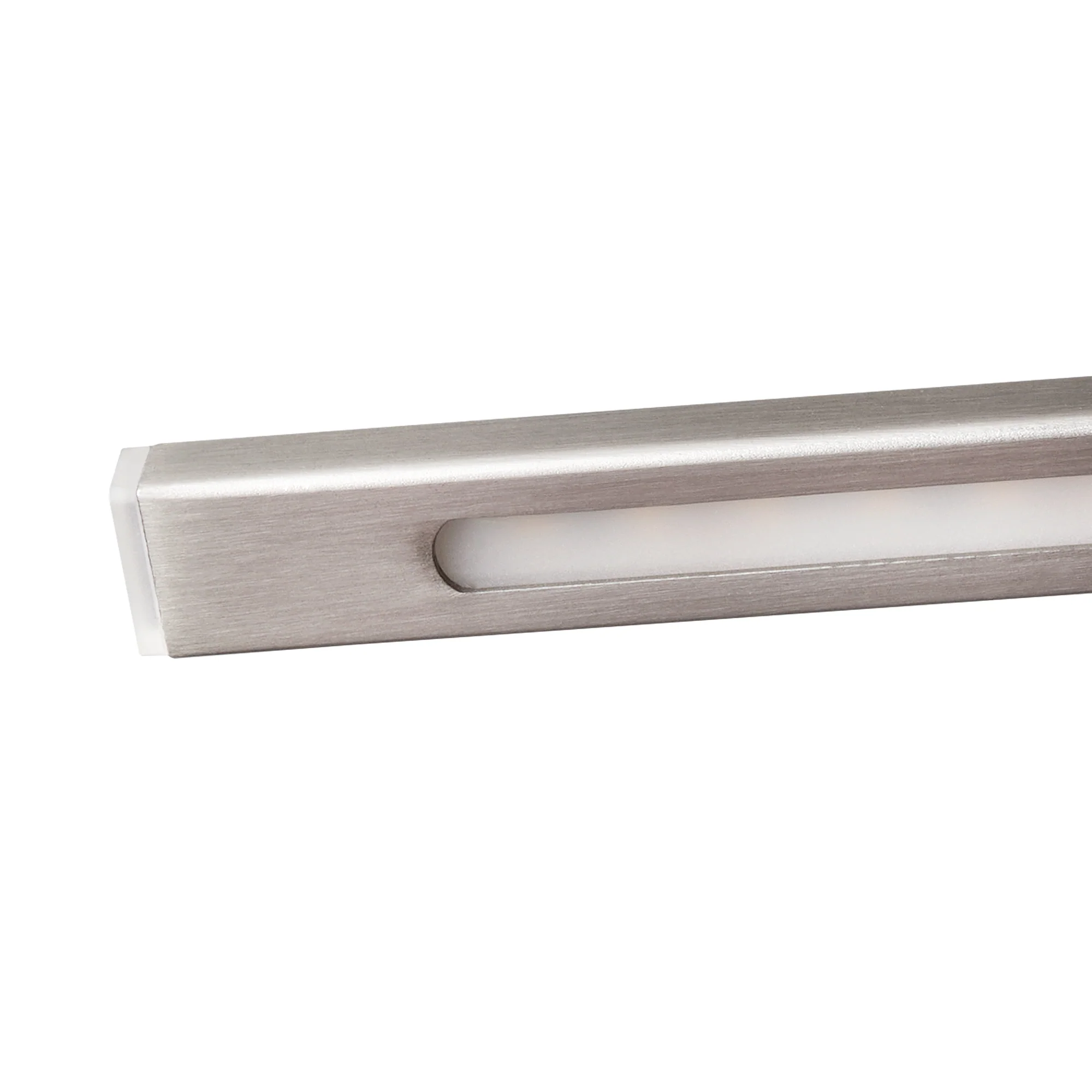 Dimmable larger Blake picture light in brushed chrome finish - Image 5