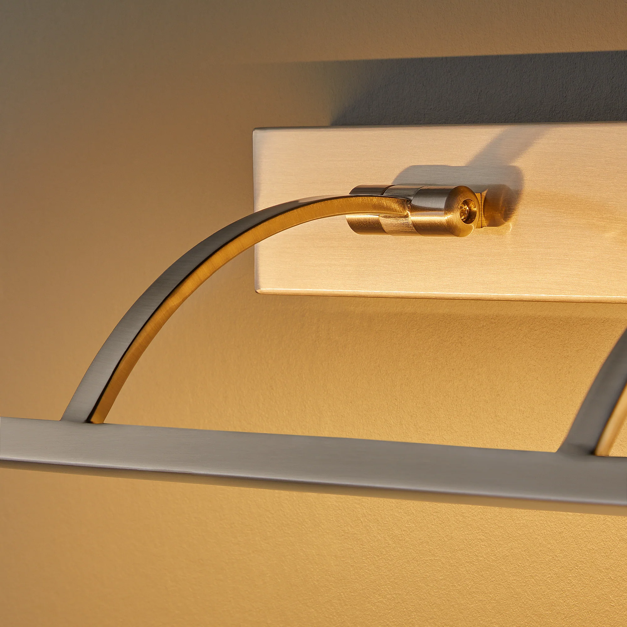 Dimmable larger Blake picture light in brushed chrome finish - Image 7