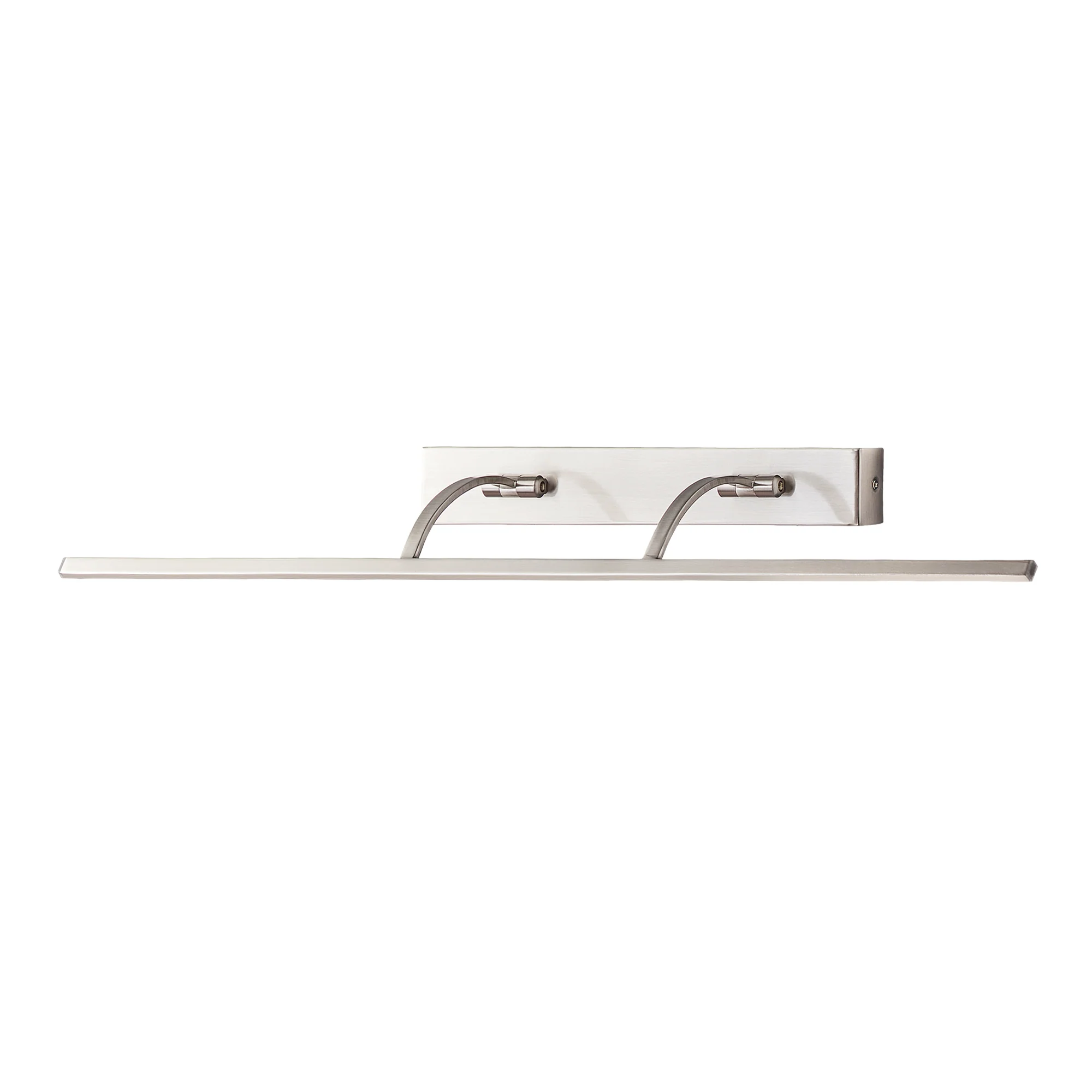 Dimmable larger Blake picture light in brushed chrome finish - Image 8