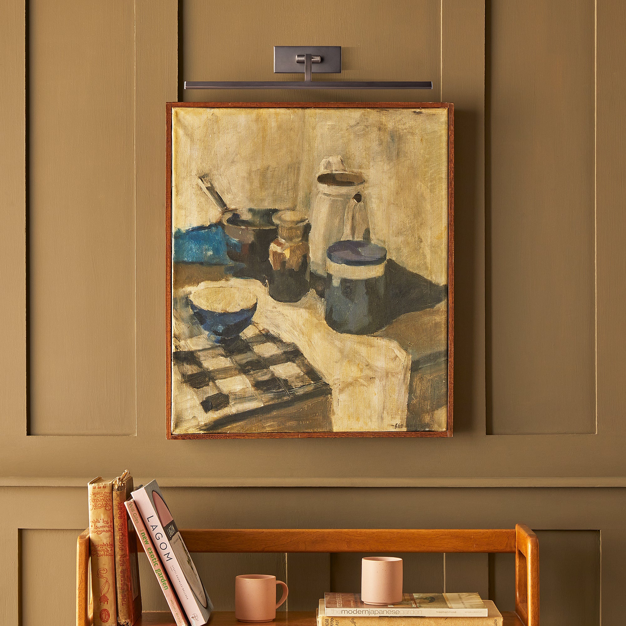 Dimmable medium Blake picture light in bronze - Image 2