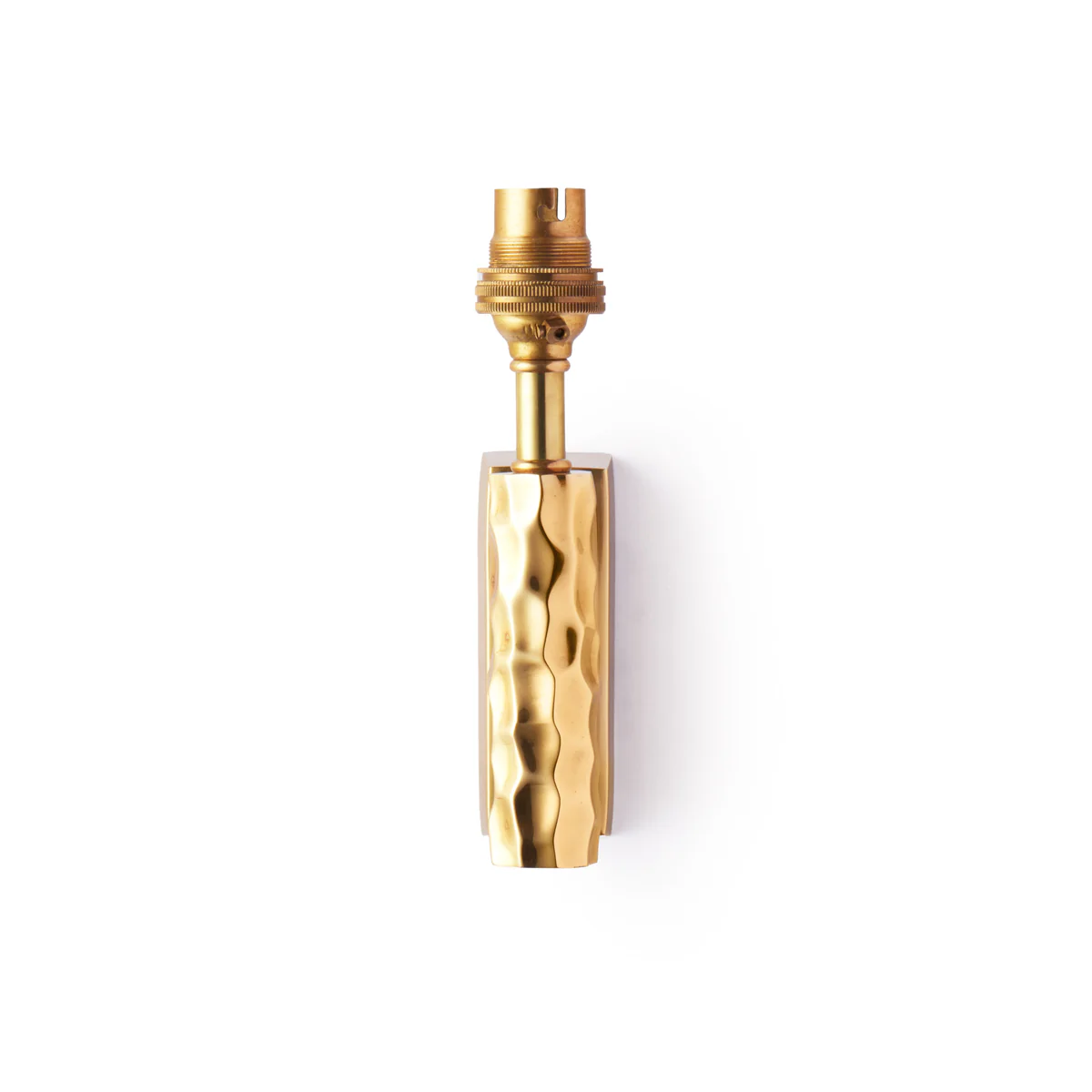 Dimple Wall Fitting in Brass - Image 2