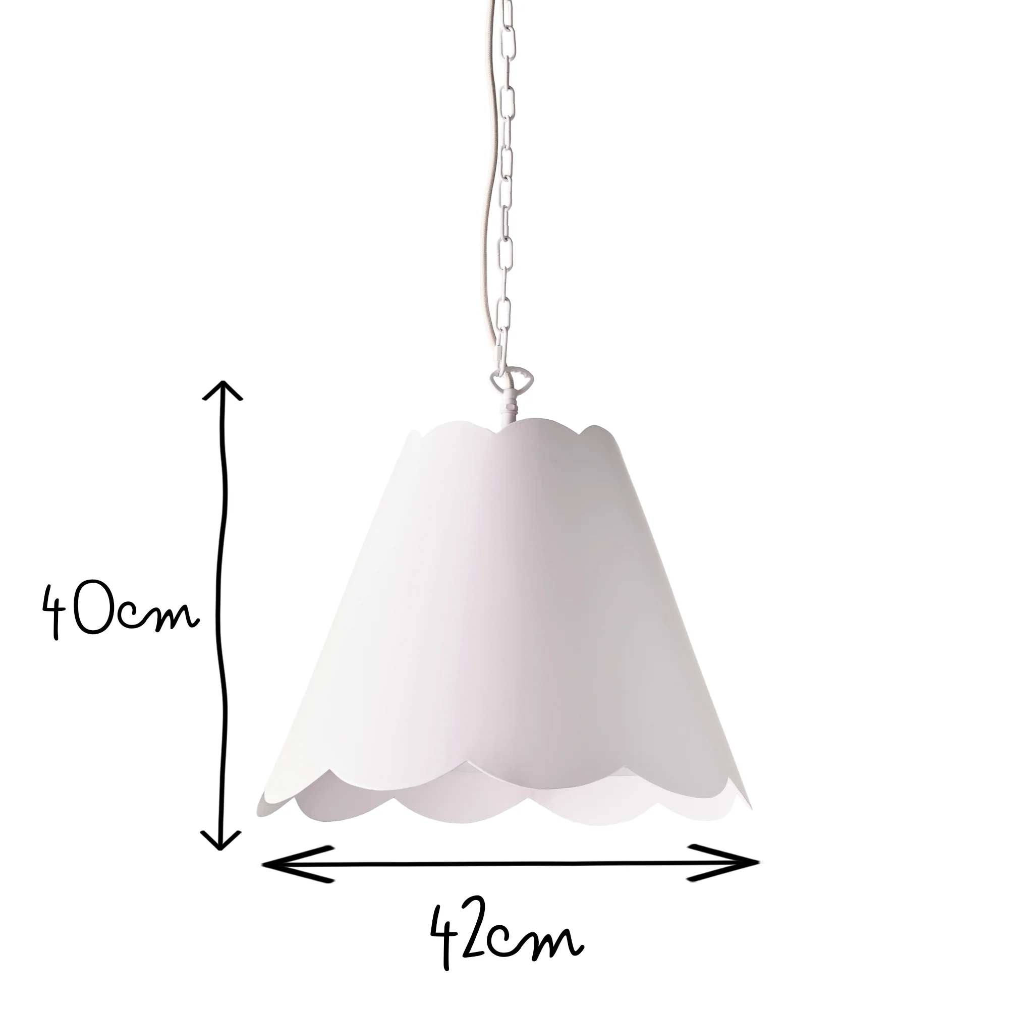 Dolly pendant in white - Image 10