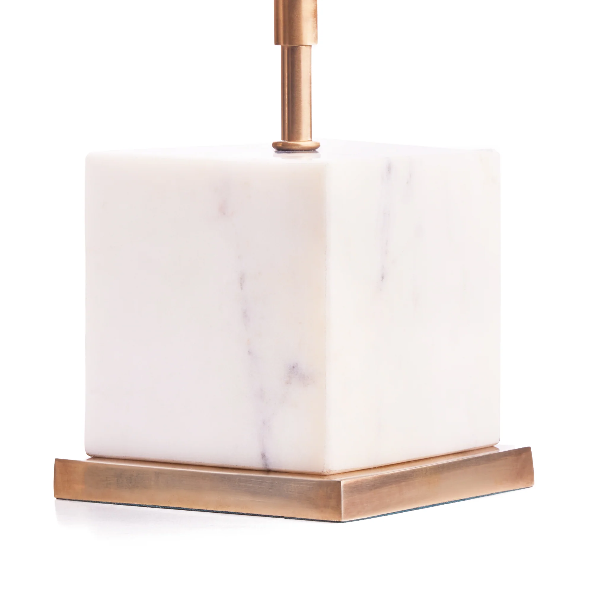 Doorstop rechargeable table lamp in white marble - Image 7