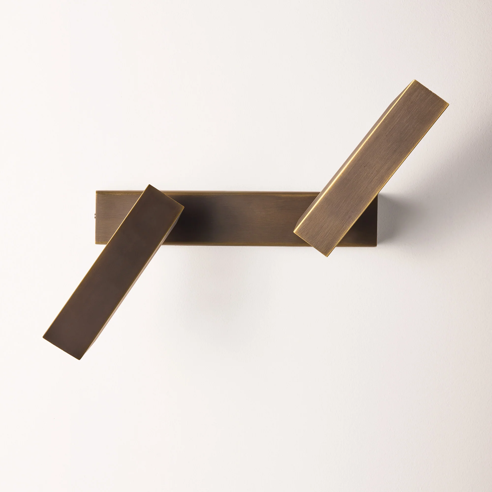 double Andor IP54 adjustable wall light in bronze - Image 12